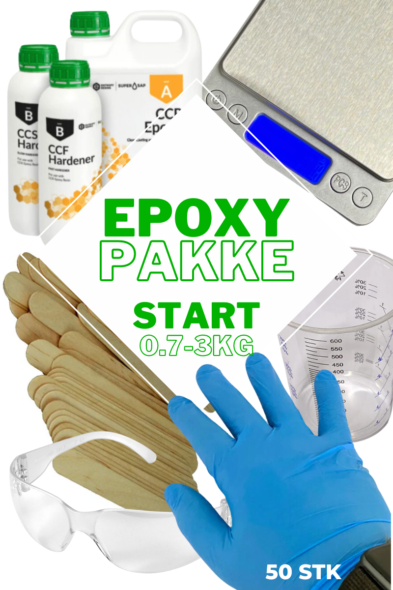 Kit de démarrage pour moulage en résine époxy - Tout l'équipement nécessaire pour commencer