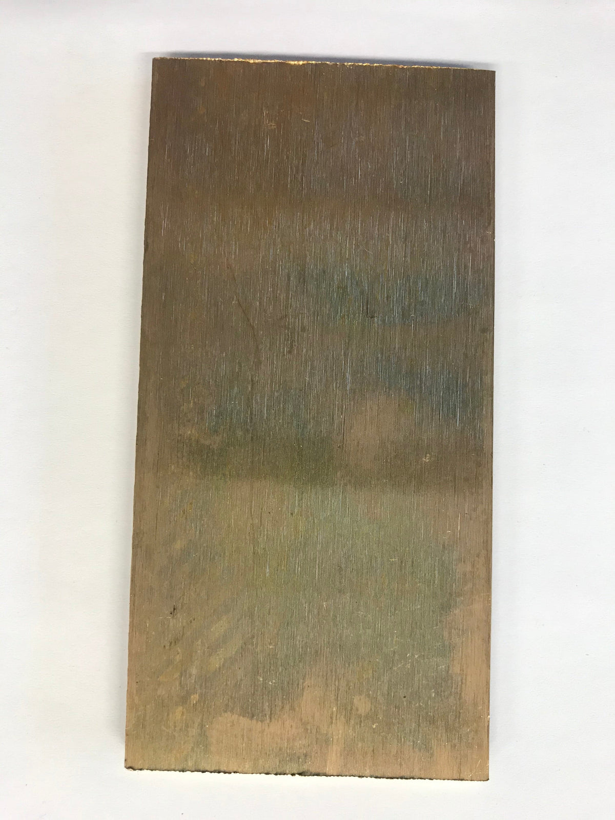 Plaque en bronze