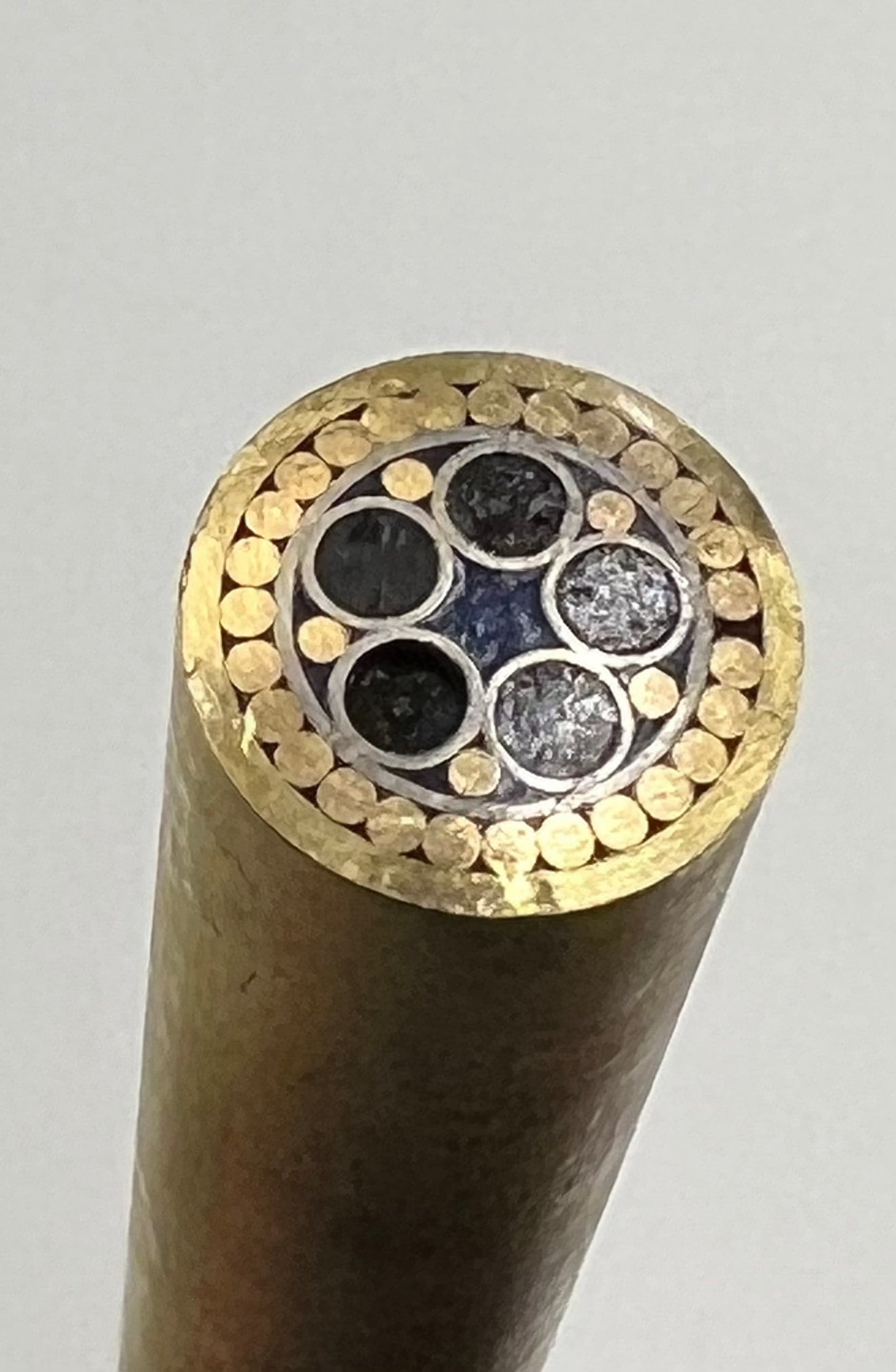 Broche mosaïque 9,5 mm Ornement de manche