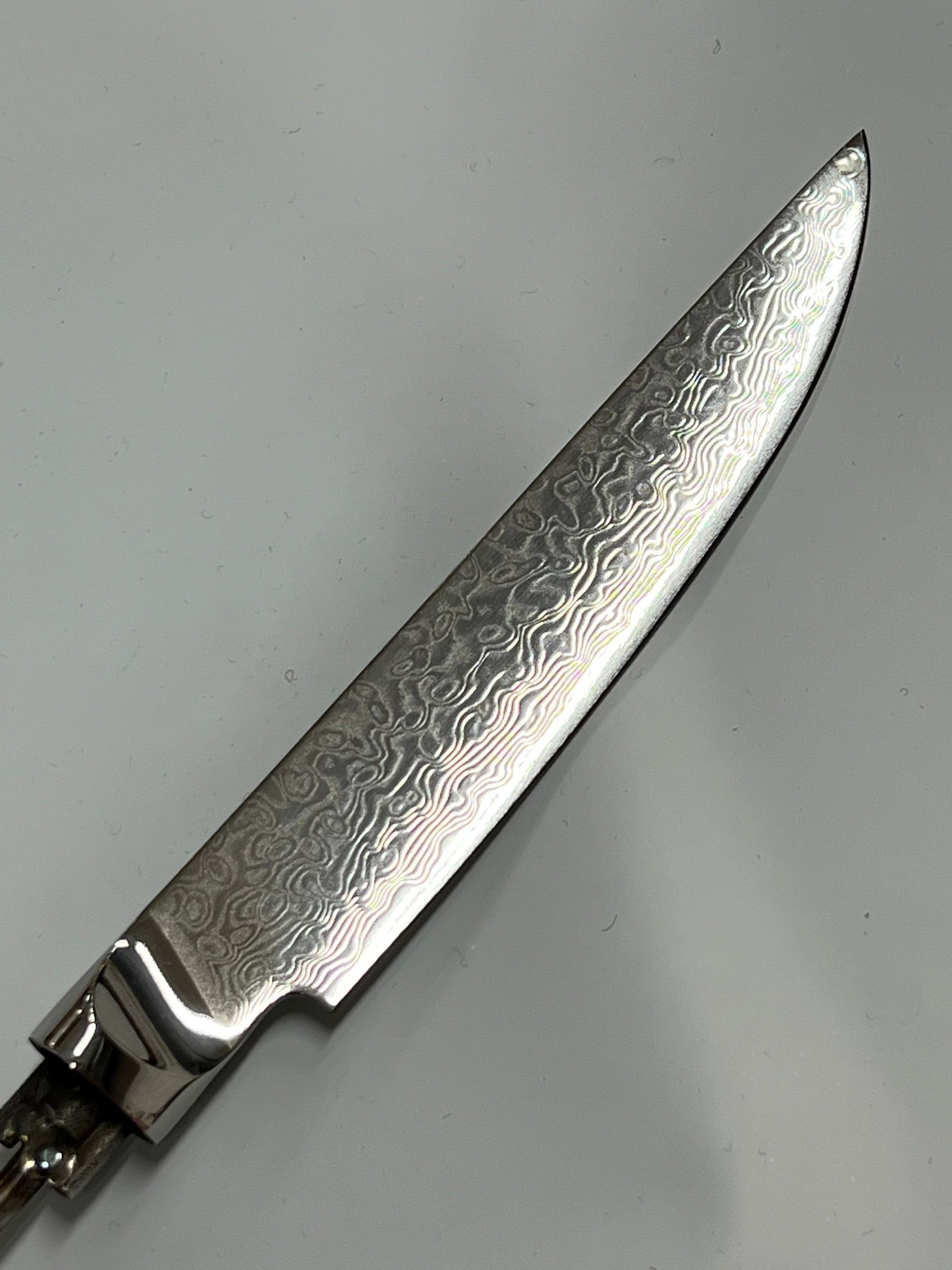 Lame de couteau à steak 5" (141 mm) - Couteau de chef damas VG10