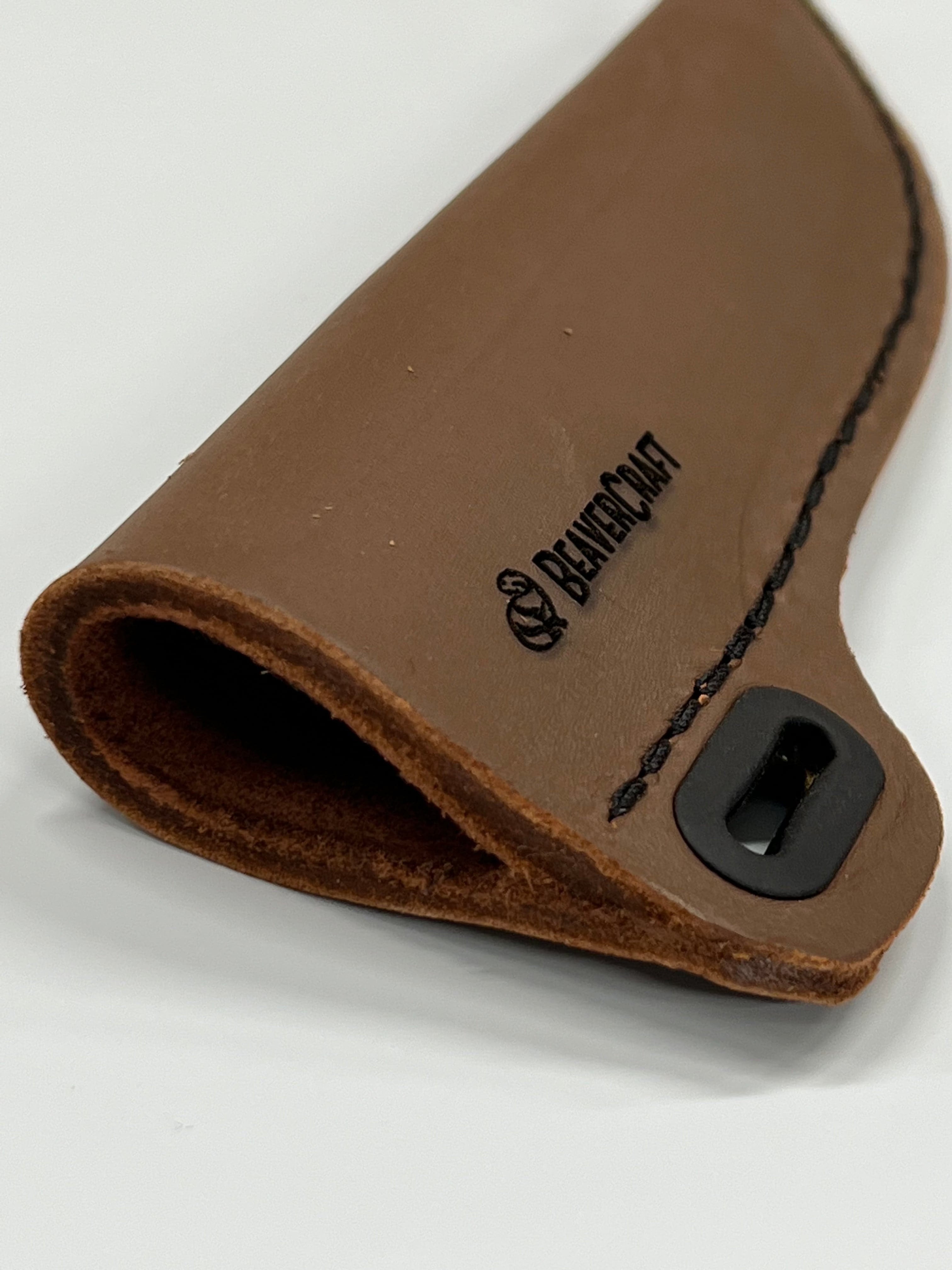 Étui à couteau en cuir SH1 Beaver Craft