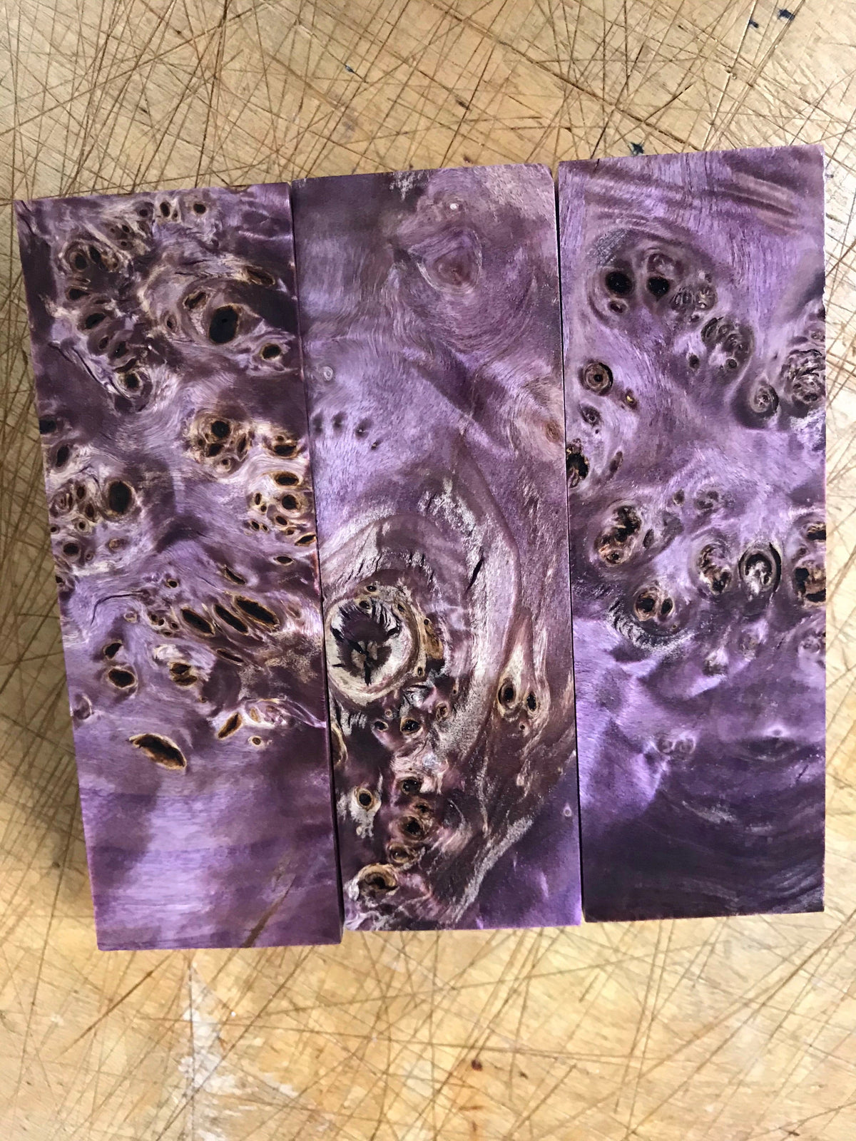 Nœud de peuplier - Violet
