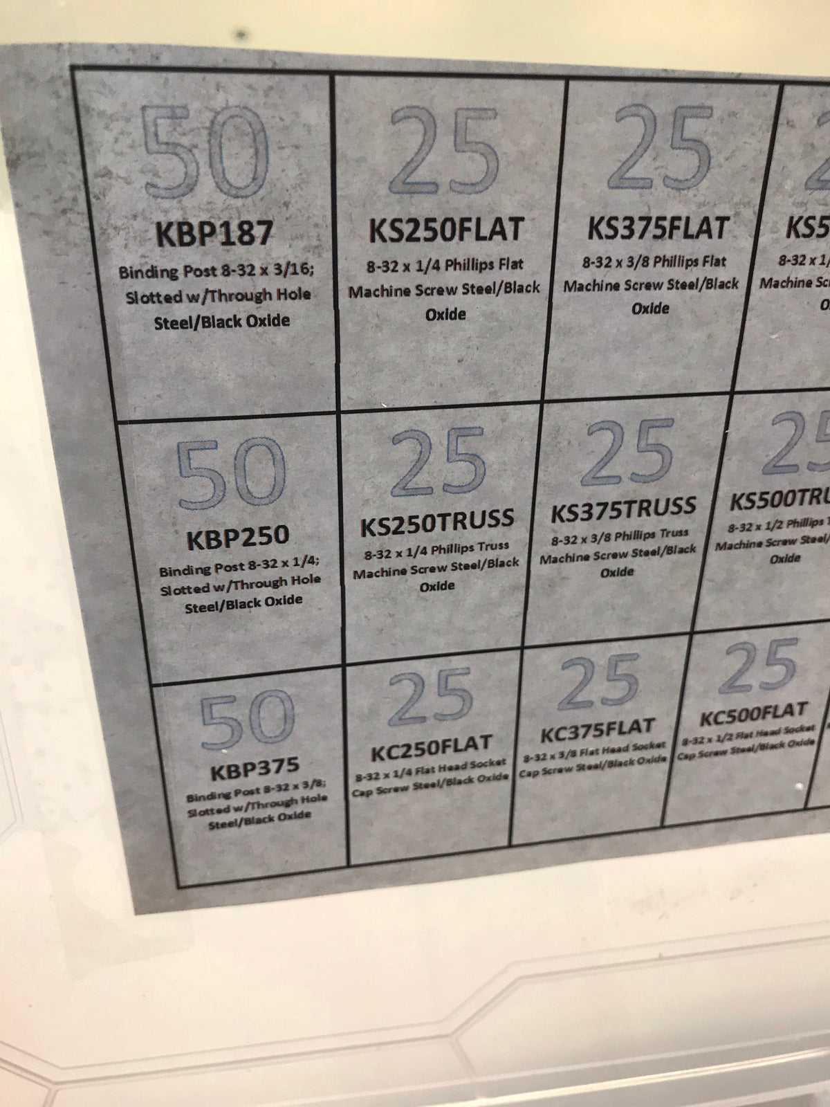 Matériel Kydex (sachets de recharge)