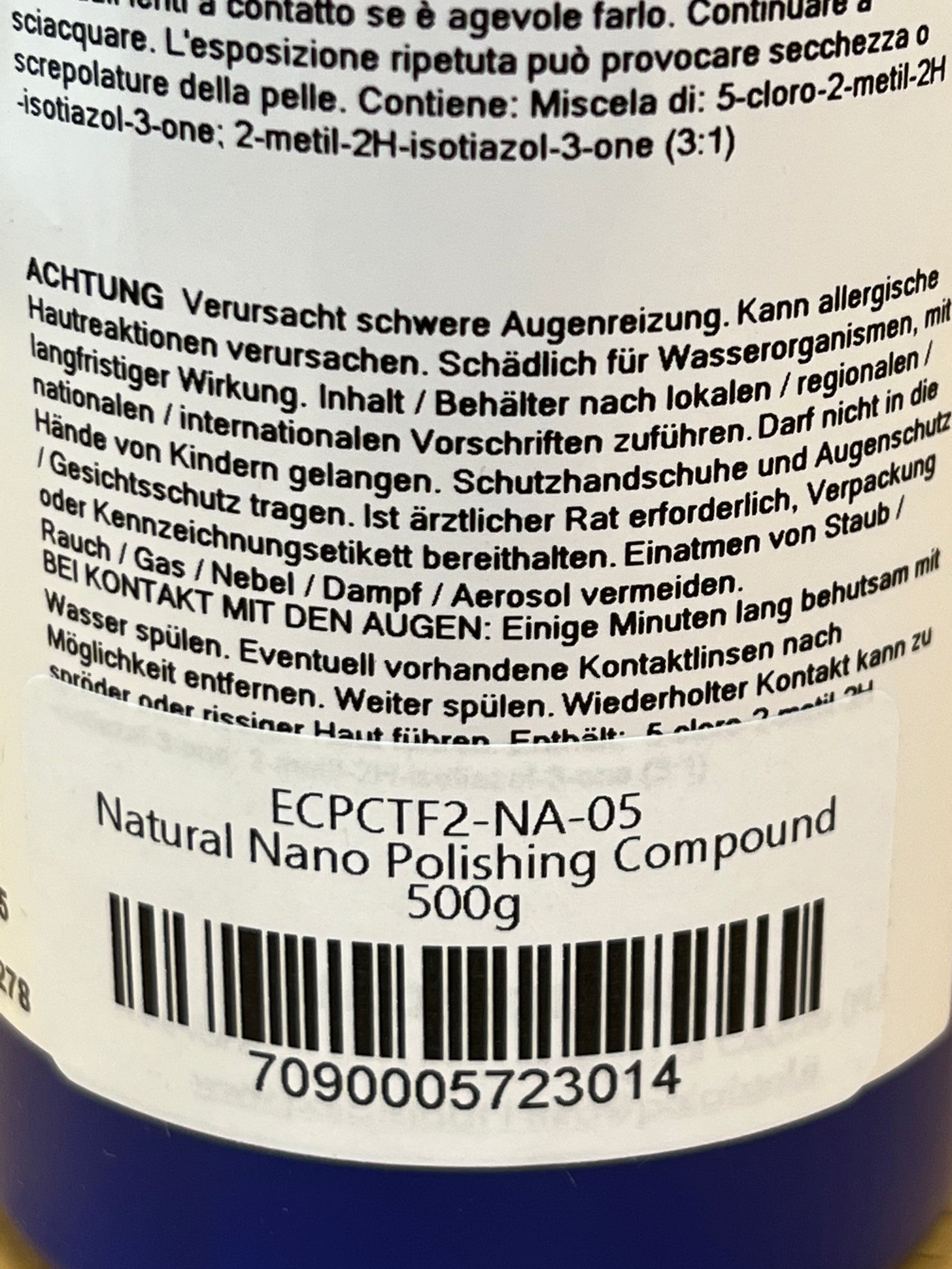 Produit de polissage pour époxy, vernis et plastique