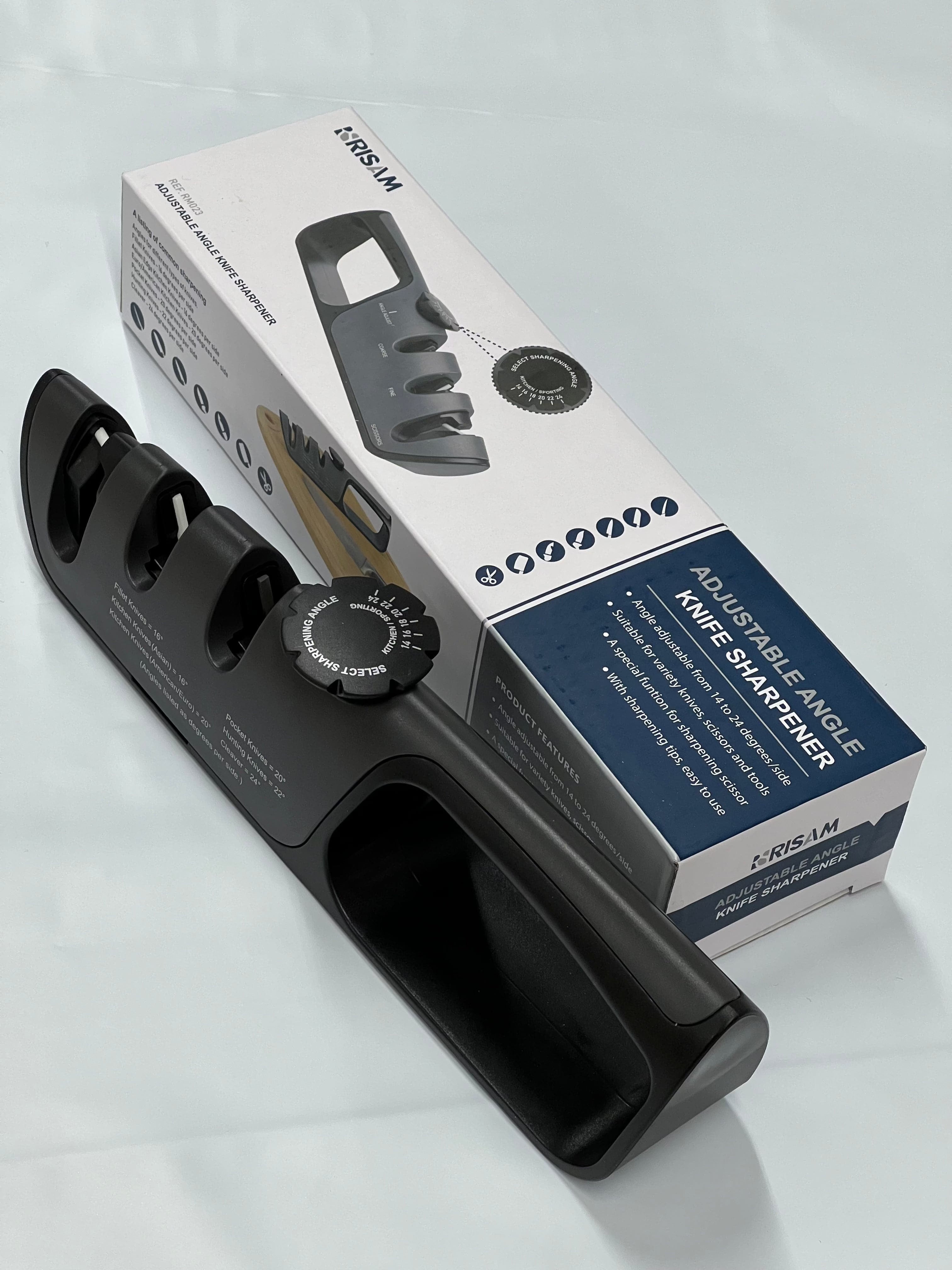 Aiguiseur de couteaux rapide à angle réglable RISAM RM023