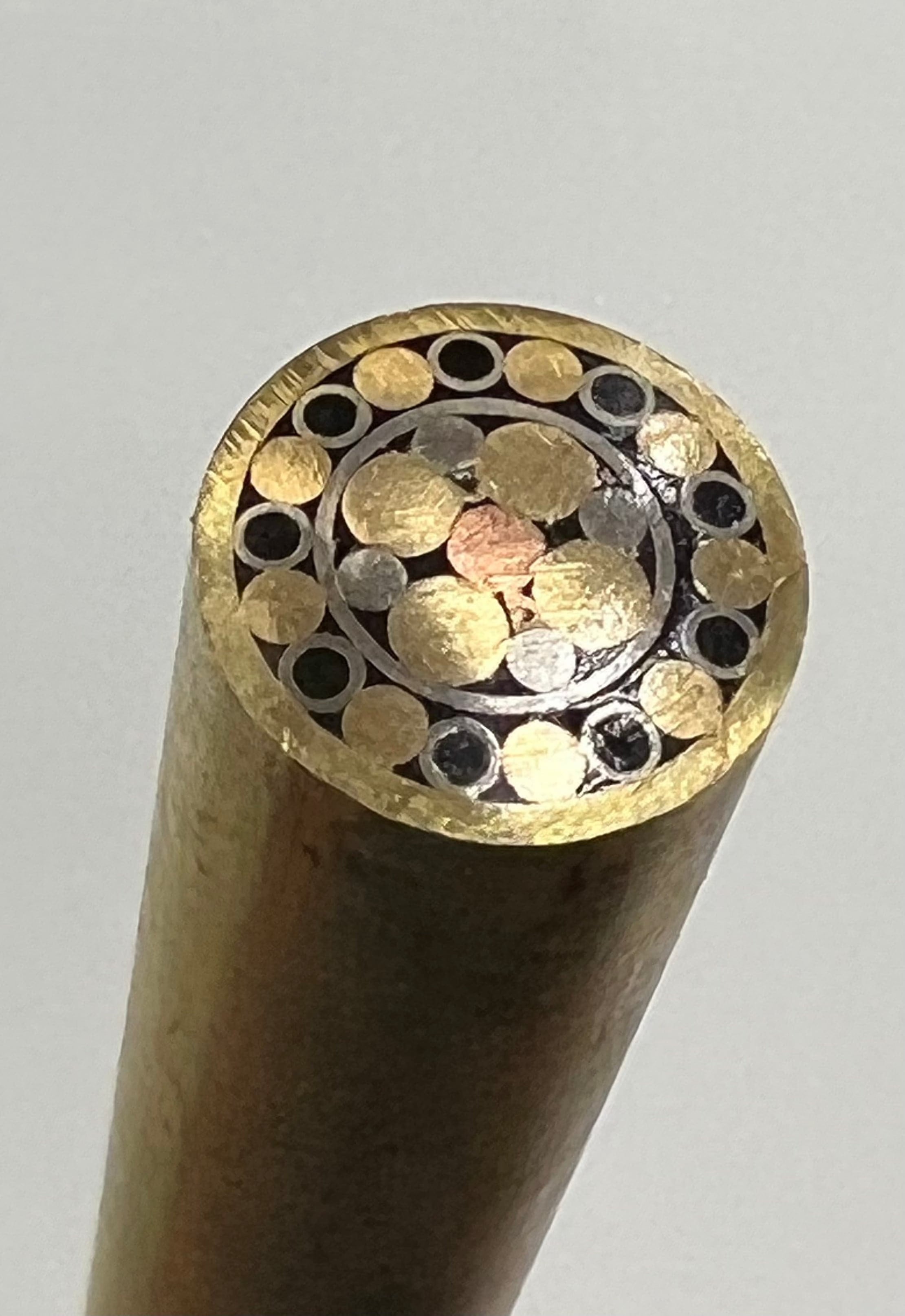 Broche mosaïque 9,5 mm Ornement de manche
