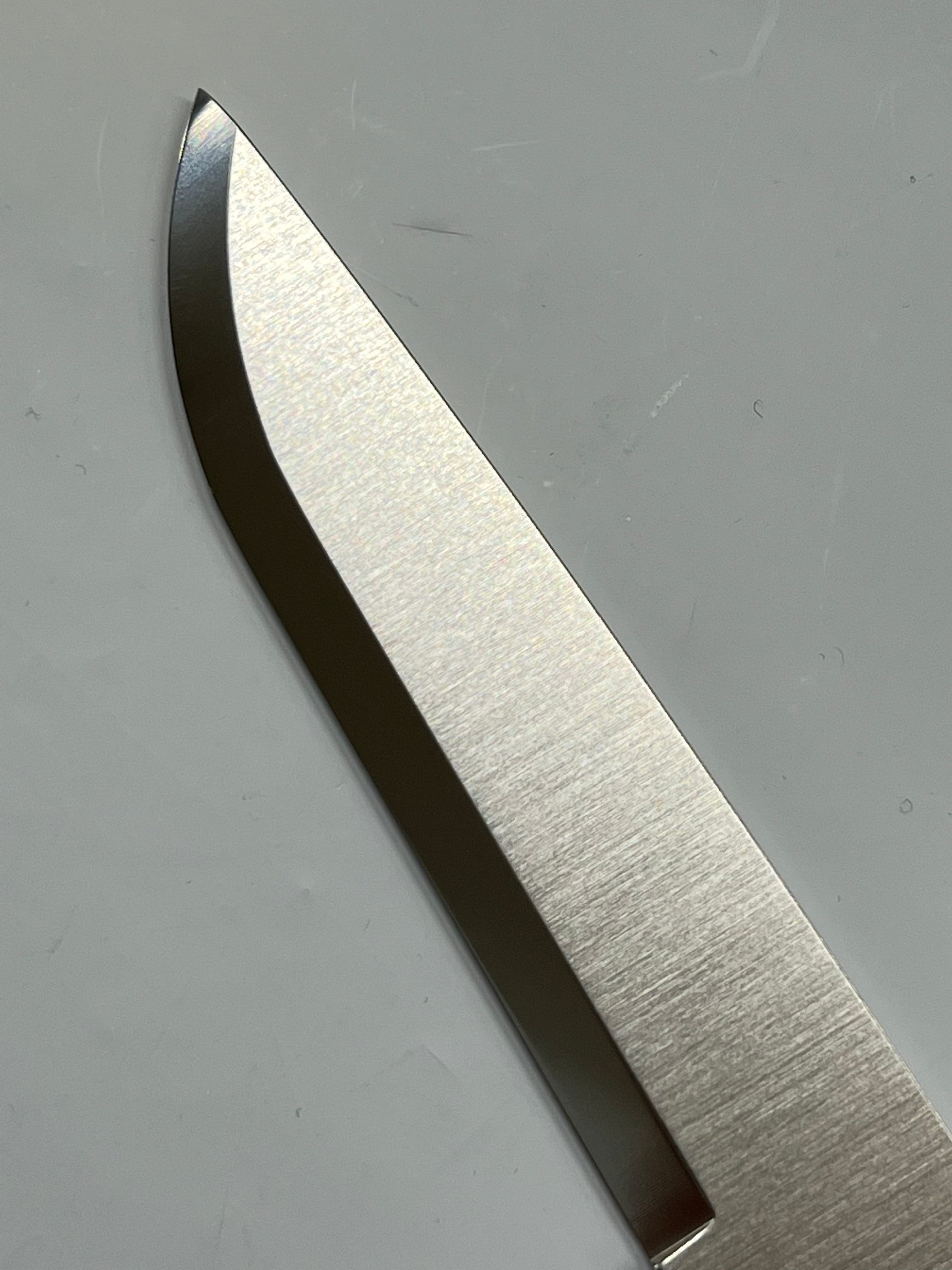 Lame de couteau Brisa Trapper 115 Scandi en acier inoxydable Elmax