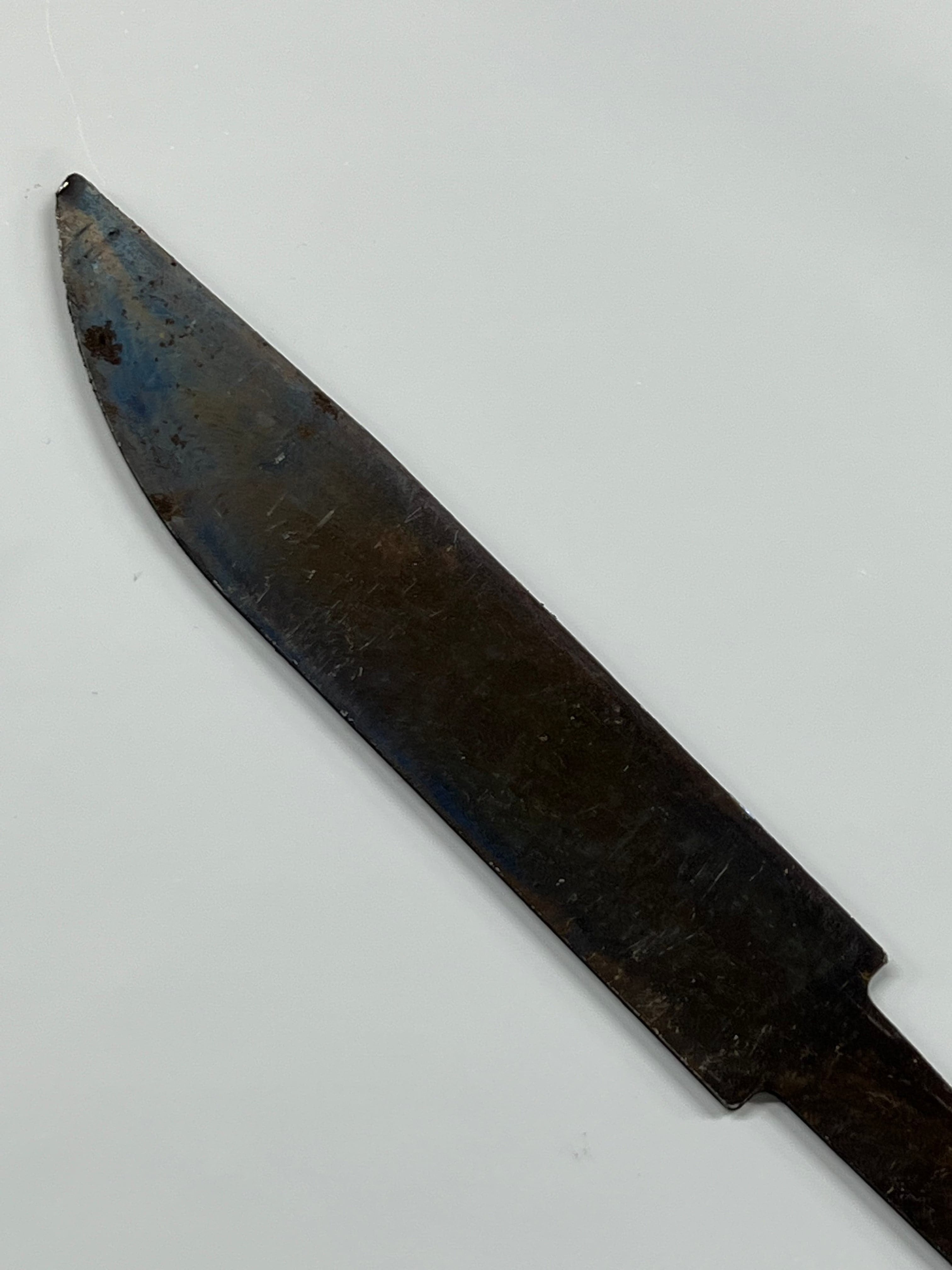 Ébauche de lame de couteau 90mm trempée non affûtée