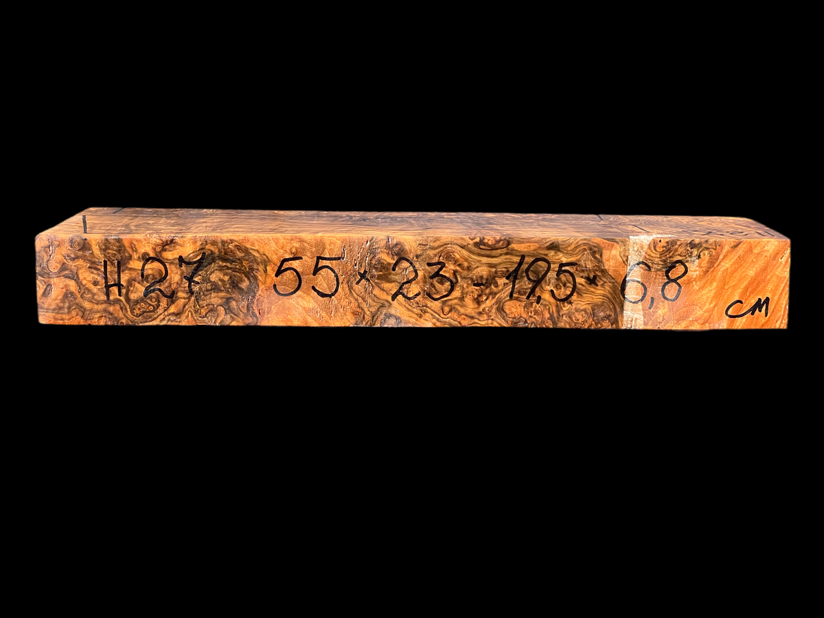 Ébauche de crosse en noyer turc grade 5 H27