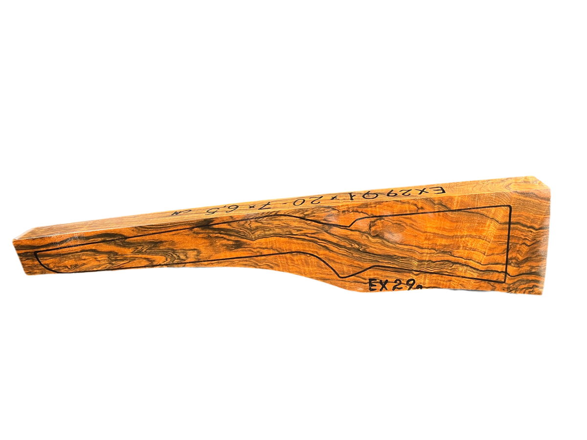 Ébauche de crosse de fusil Noyer turc Grade Exhibition EX29