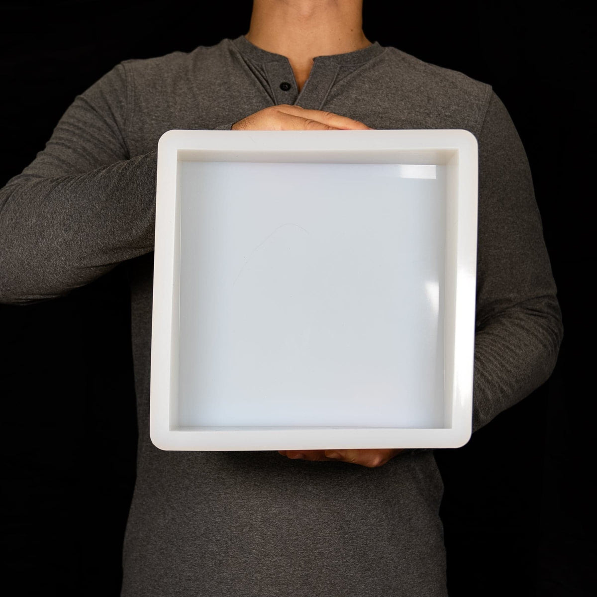 Moule en silicone carré (255x255x77mm)