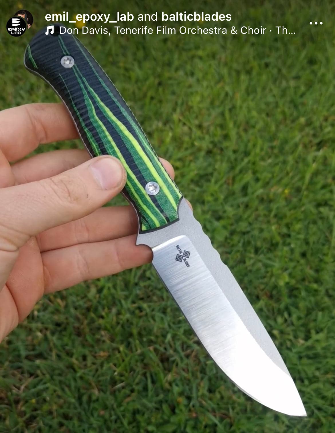 Micarta Matrix Flamme (lot de 2 plaques)