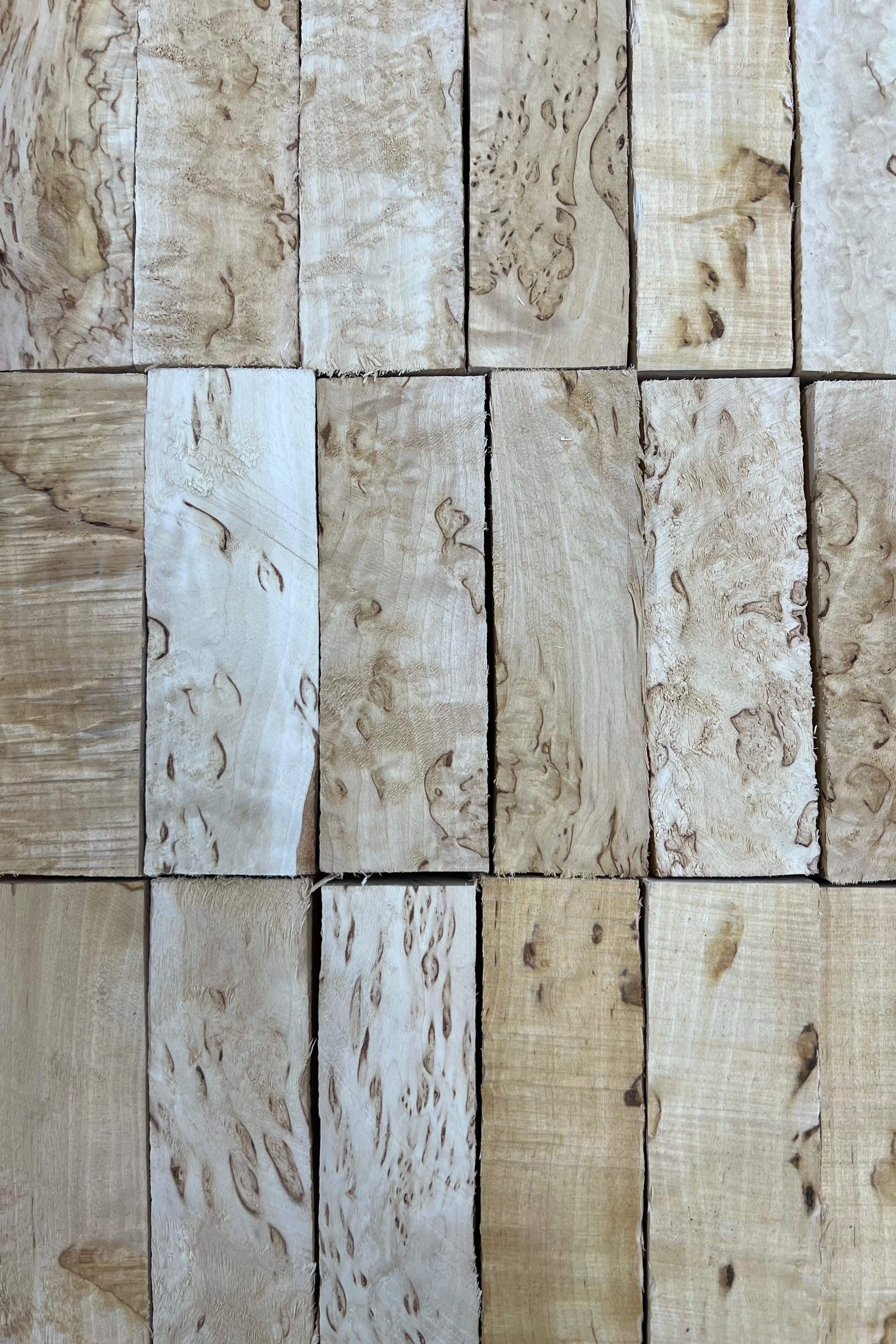 Basic Naturel Bouleau verruqueux Bouleau madré MBS env. 30x40x125
