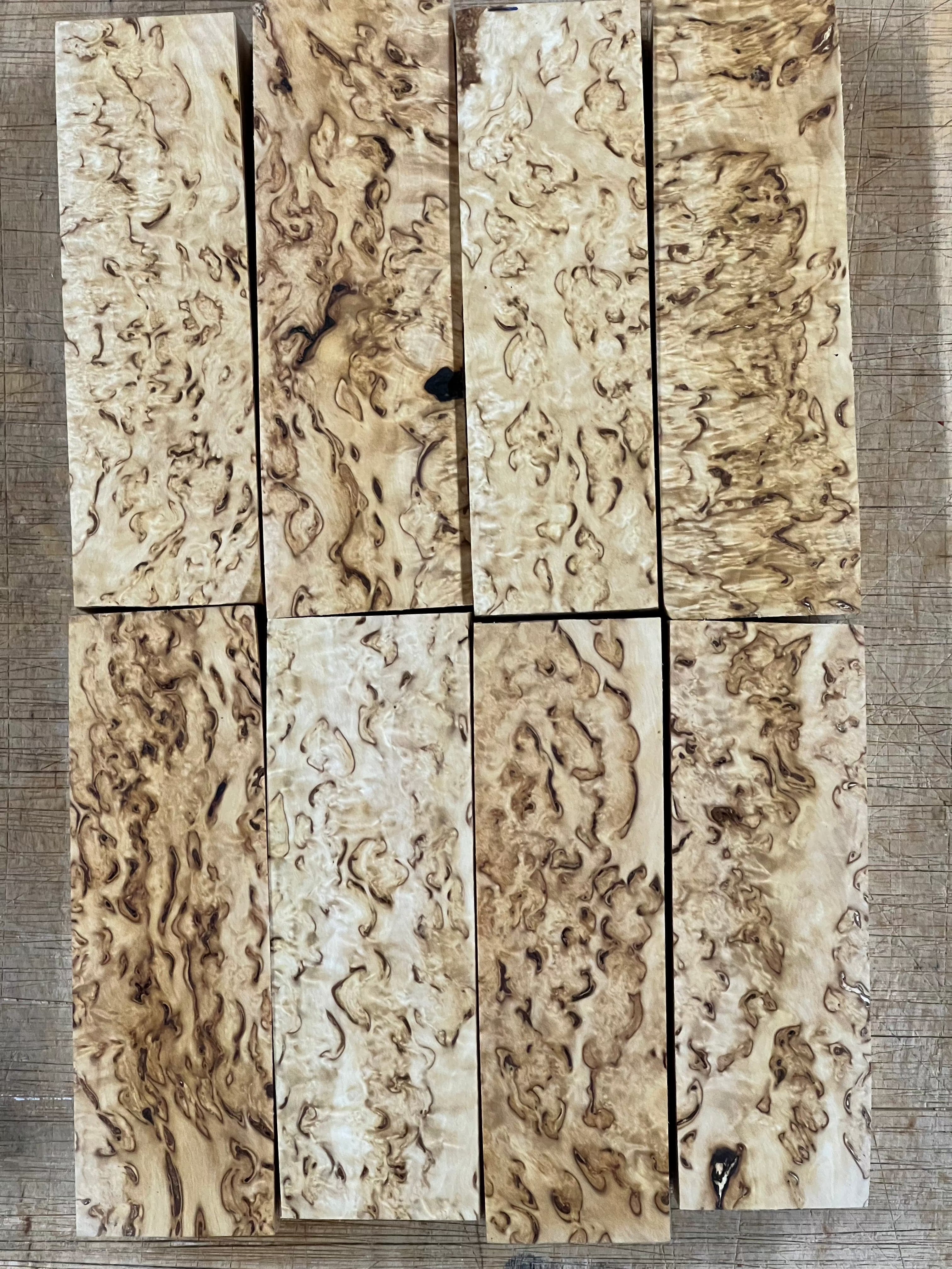 Naturel Bouleau verruqueux Bouleau madré env. 30x40x120