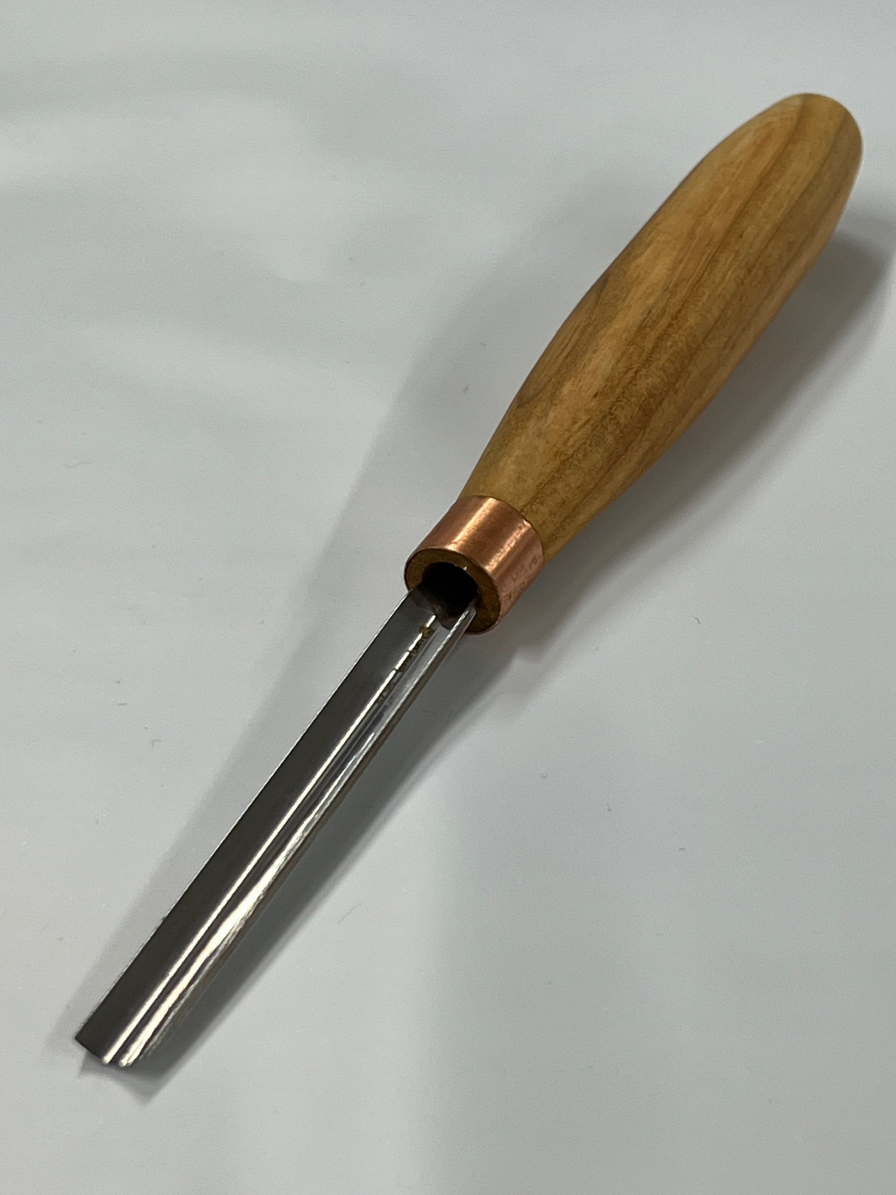 Gouge de sculpture 80x8mm droite arrondie K8/08