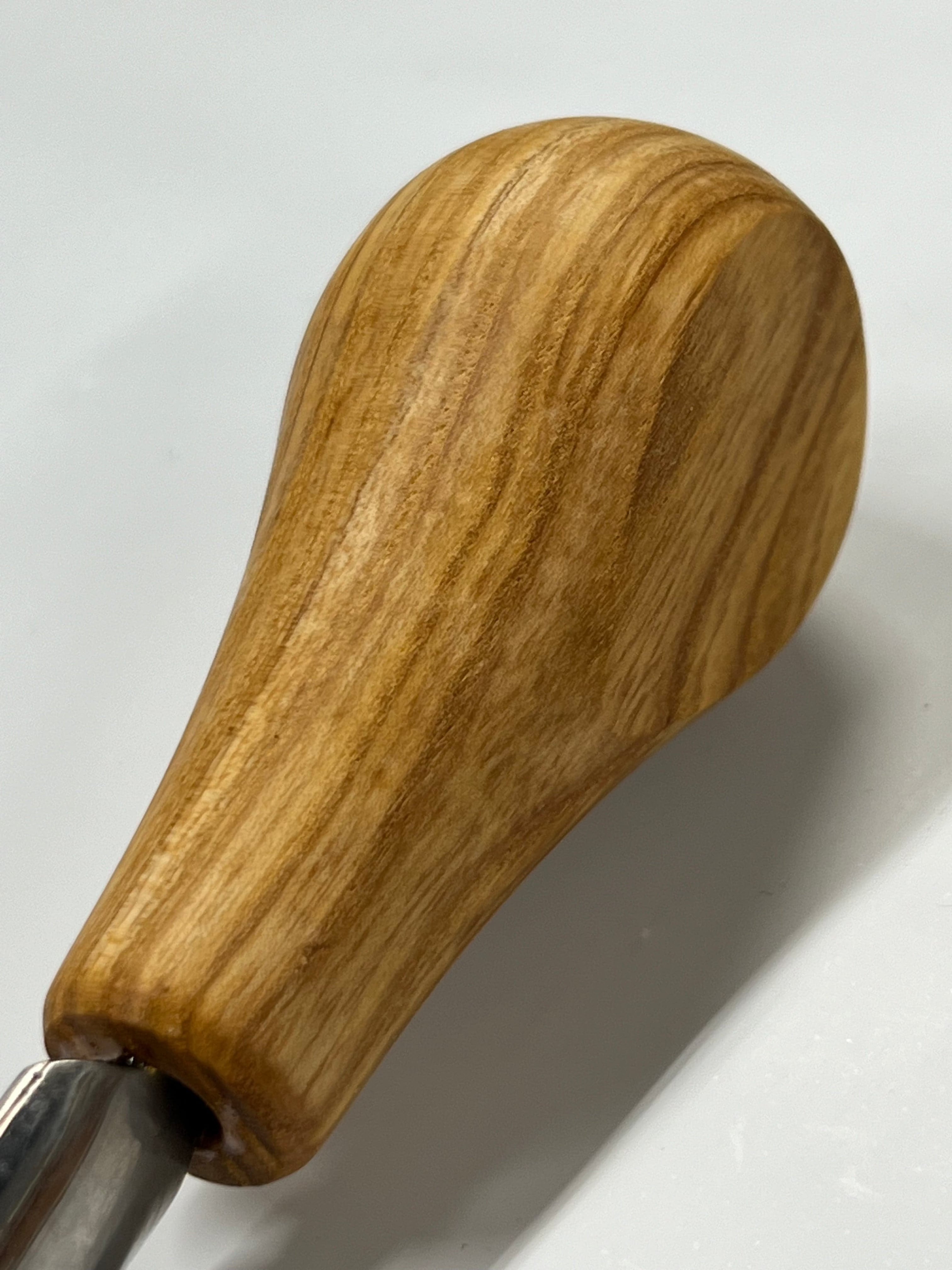Gouge à sculpter 75x14mm, bédane arrondi courbé P8a/14 avec pommeau