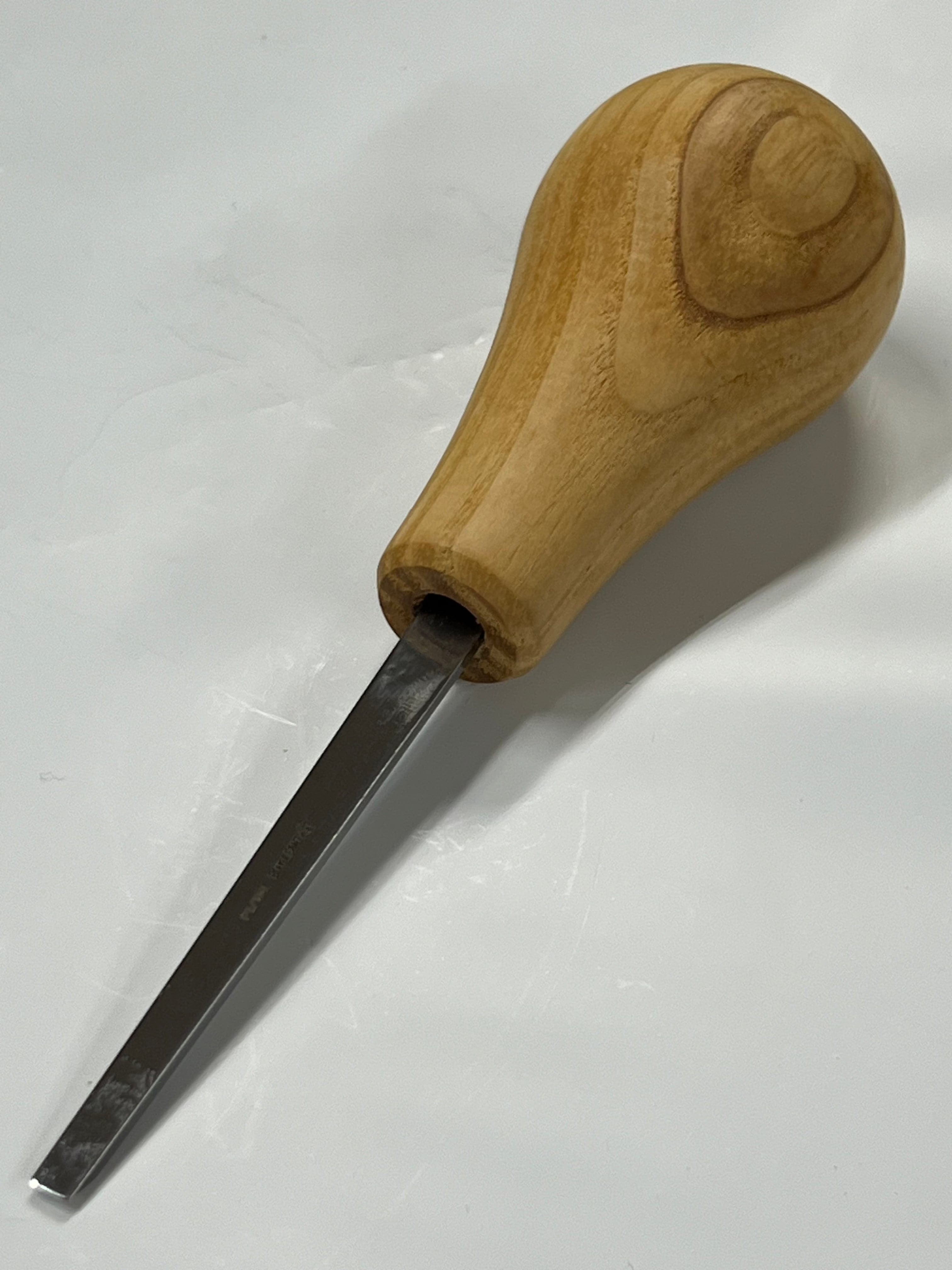 Ciseau à bois 75x4mm droit plat P1/04 avec poignée boule