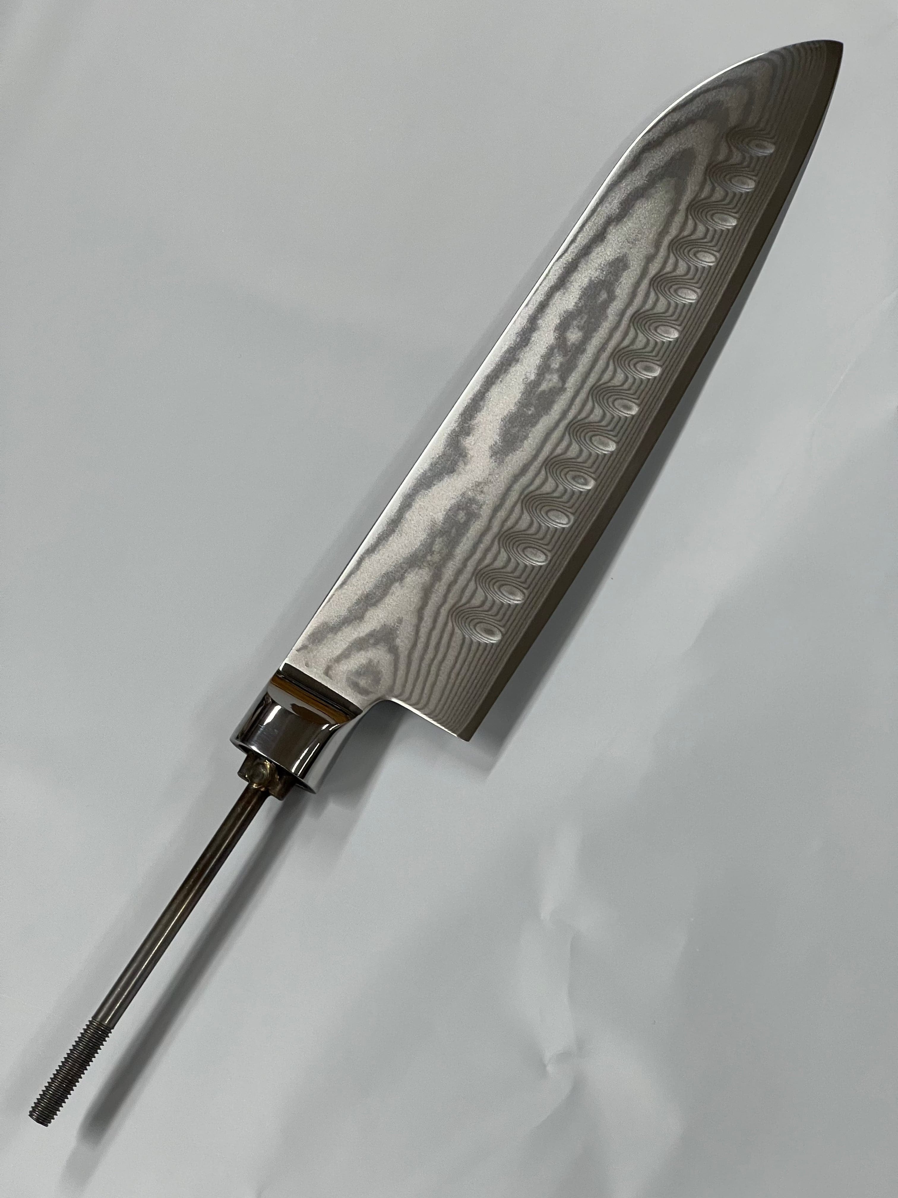 Santoku - Couteau de chef damas AUS10 7" avec soie et virole