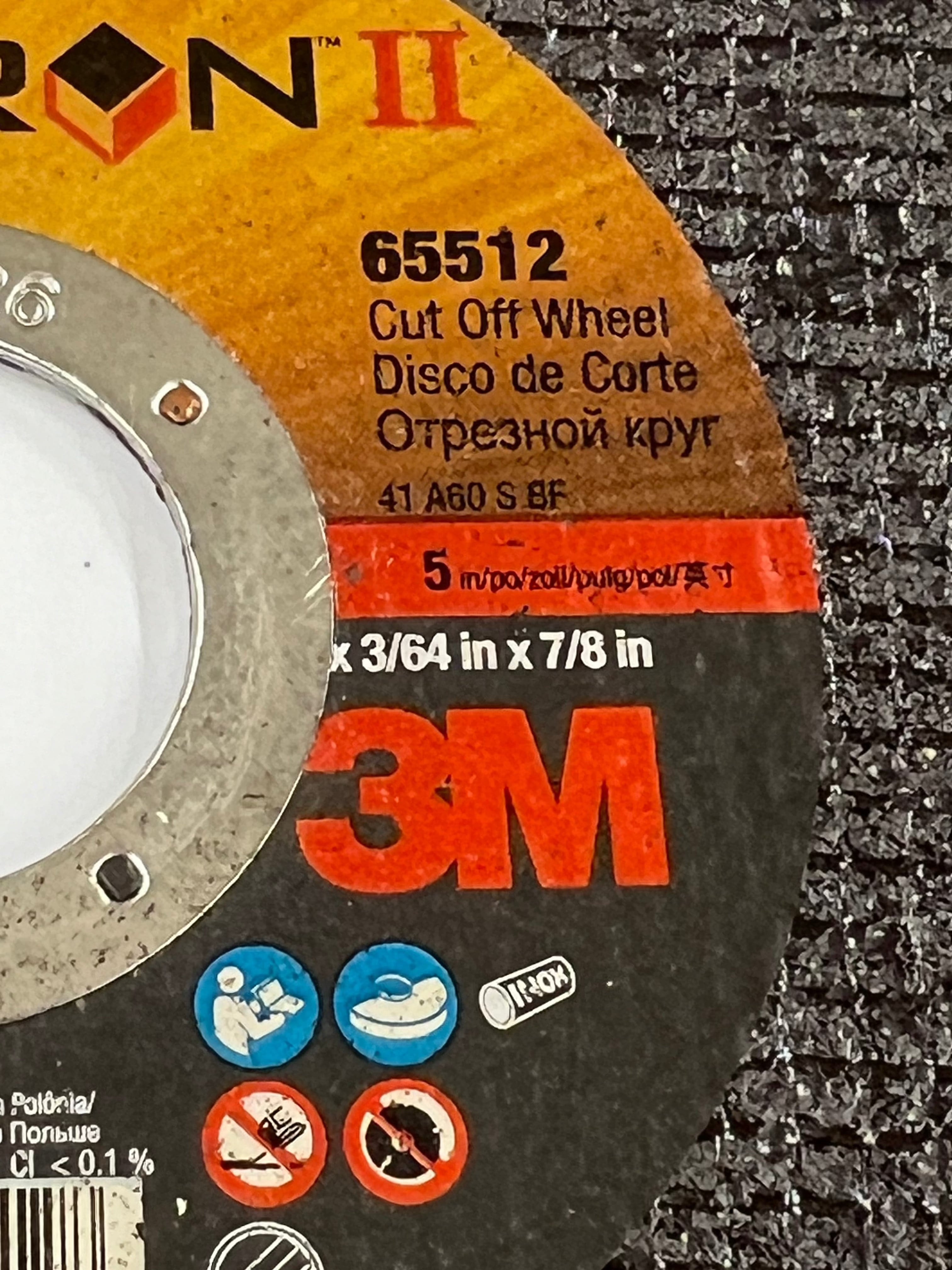 Disque à tronçonner 3M Cubitron II 125x1x22,2 mm