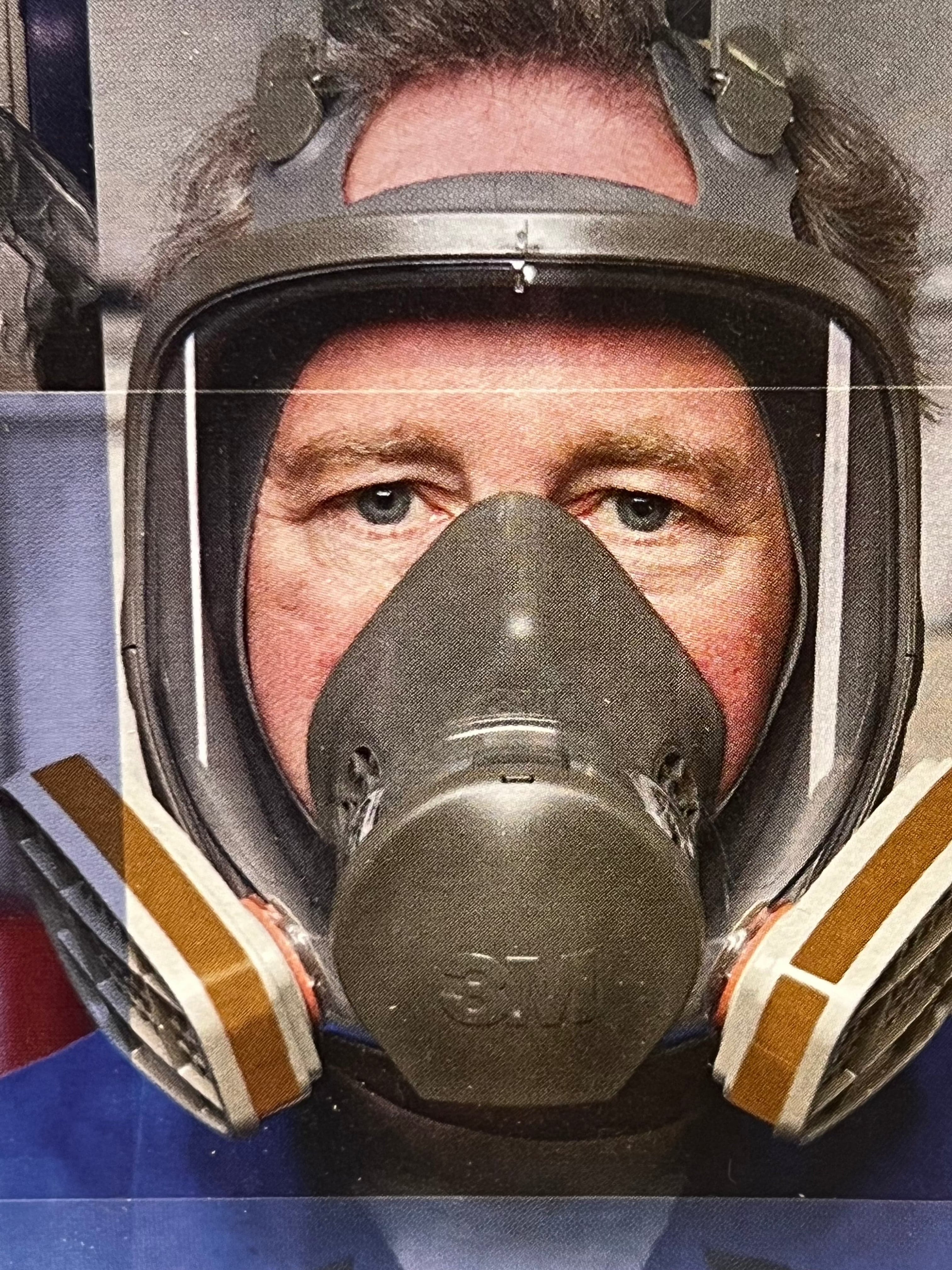 Masque pour poussières/vapeurs/gaz - Masque complet 3M™