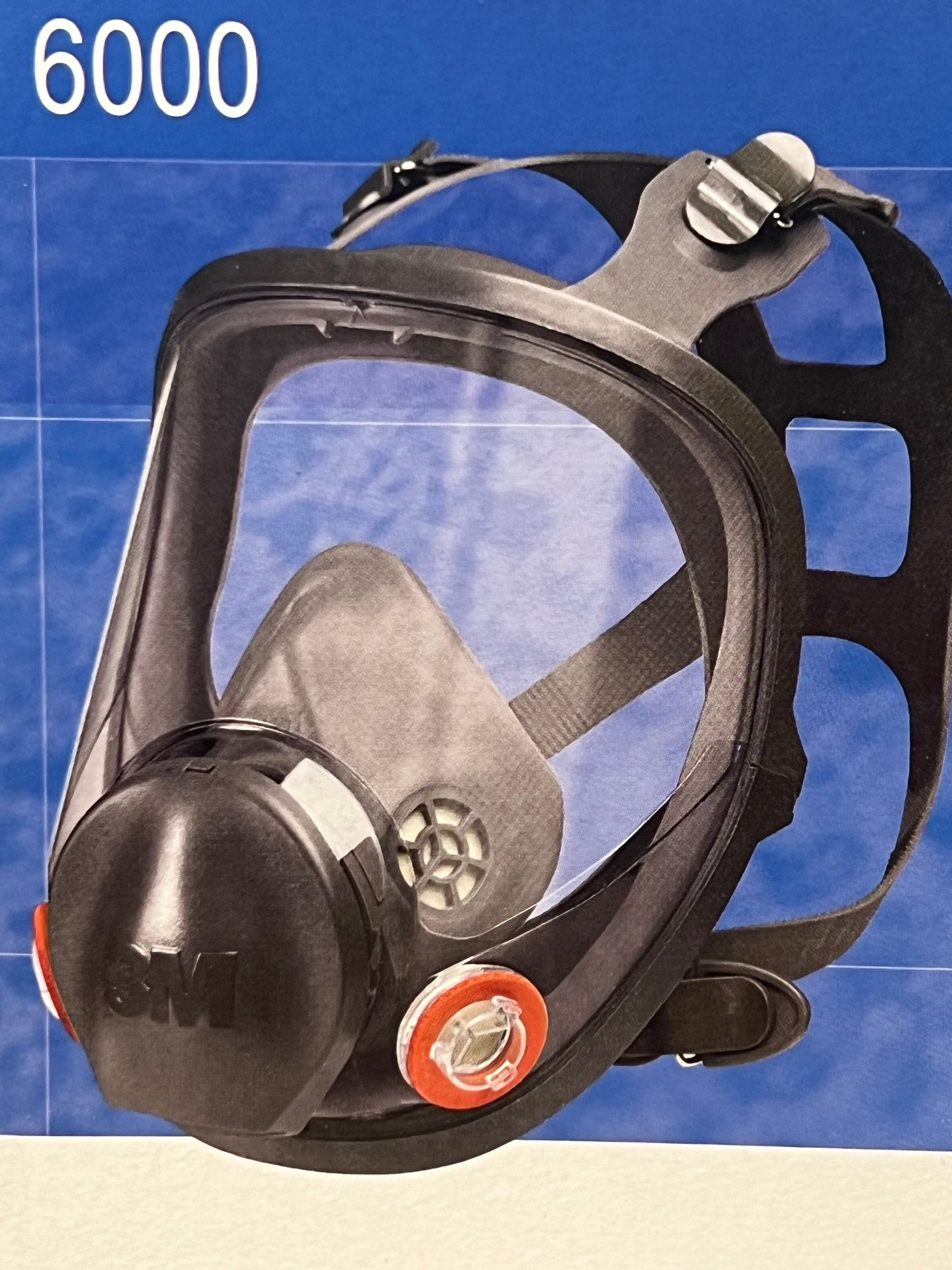 Masque pour poussières/vapeurs/gaz - Masque complet 3M™