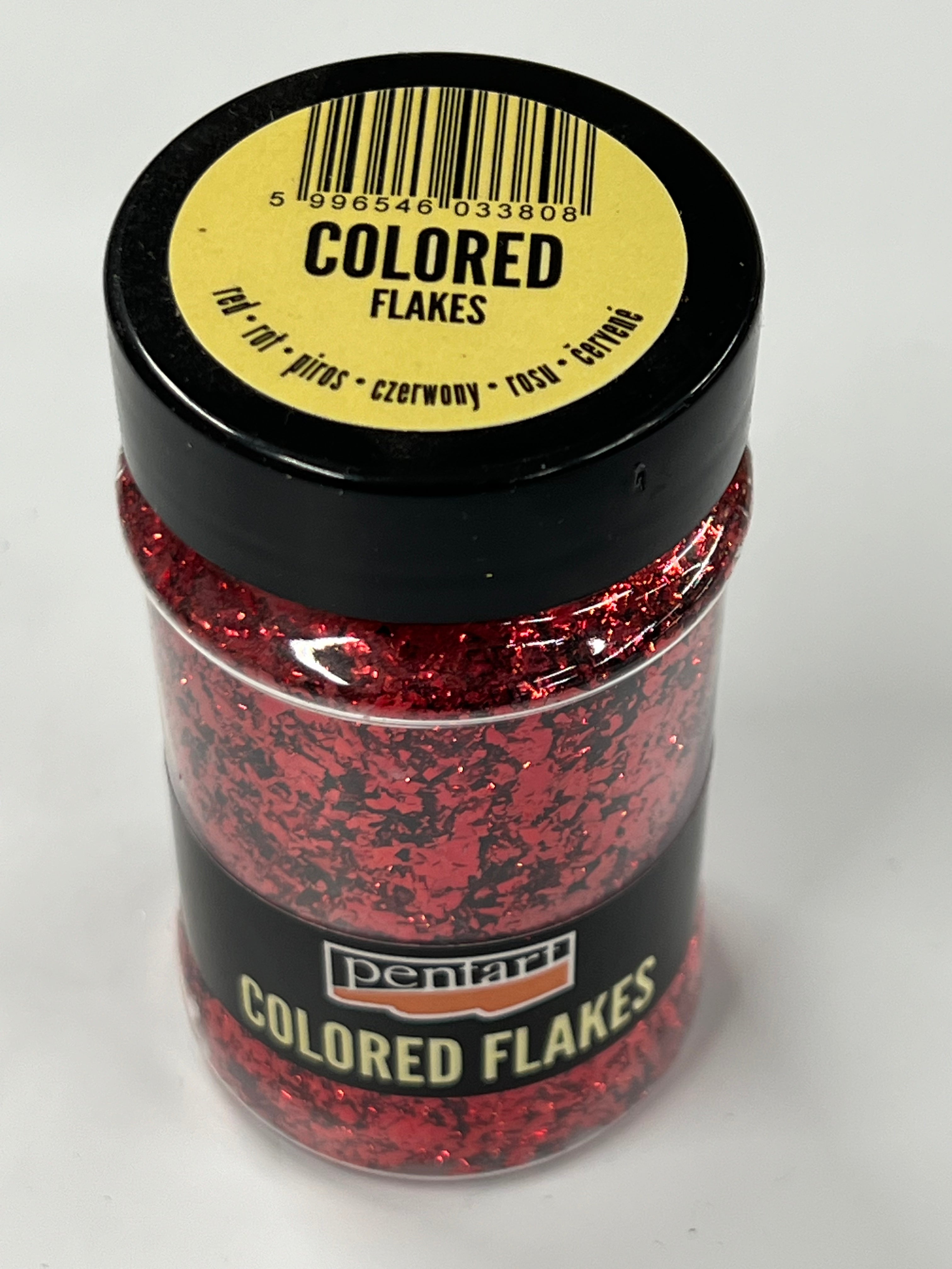 Flocons colorés pour époxy