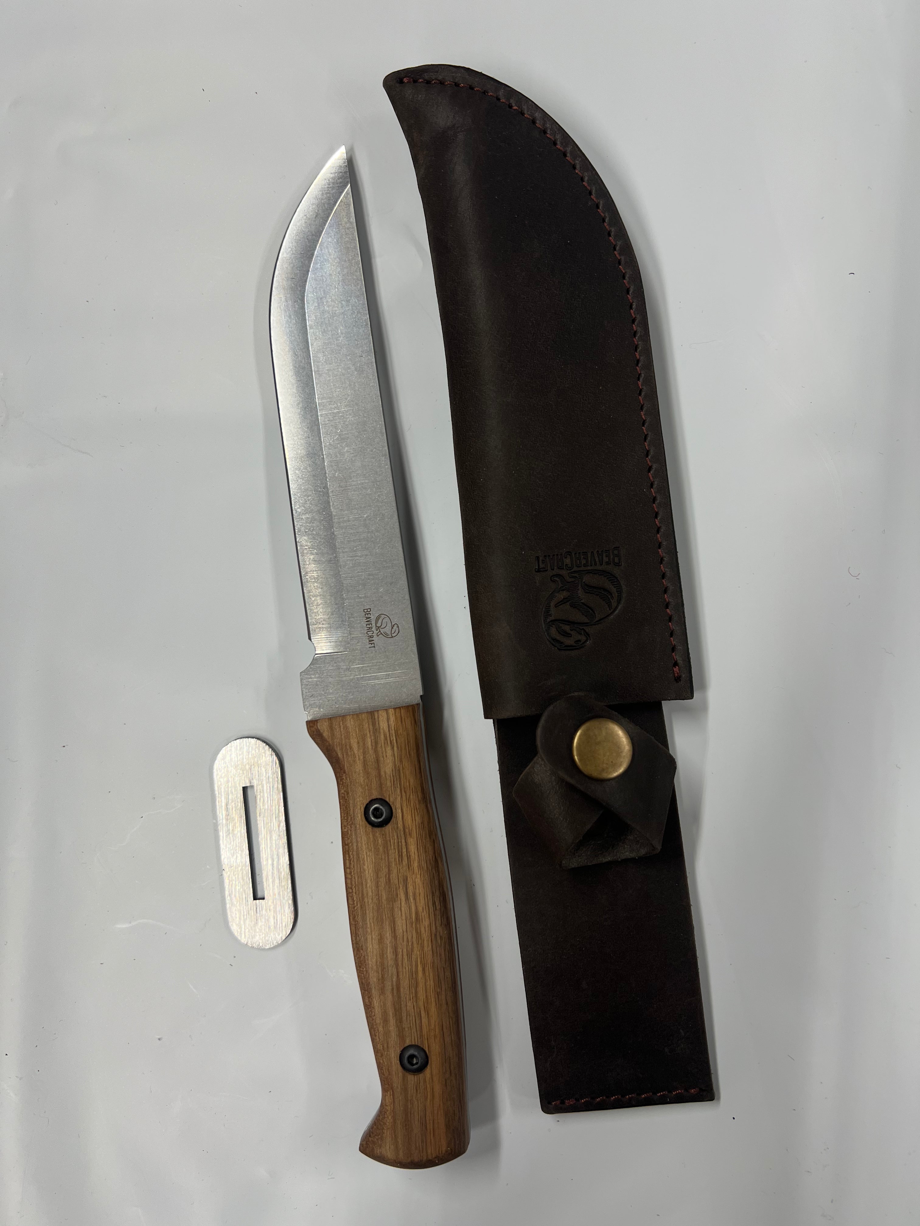Couteau tactique Bowie ukrainien TLK1 avec étui en cuir