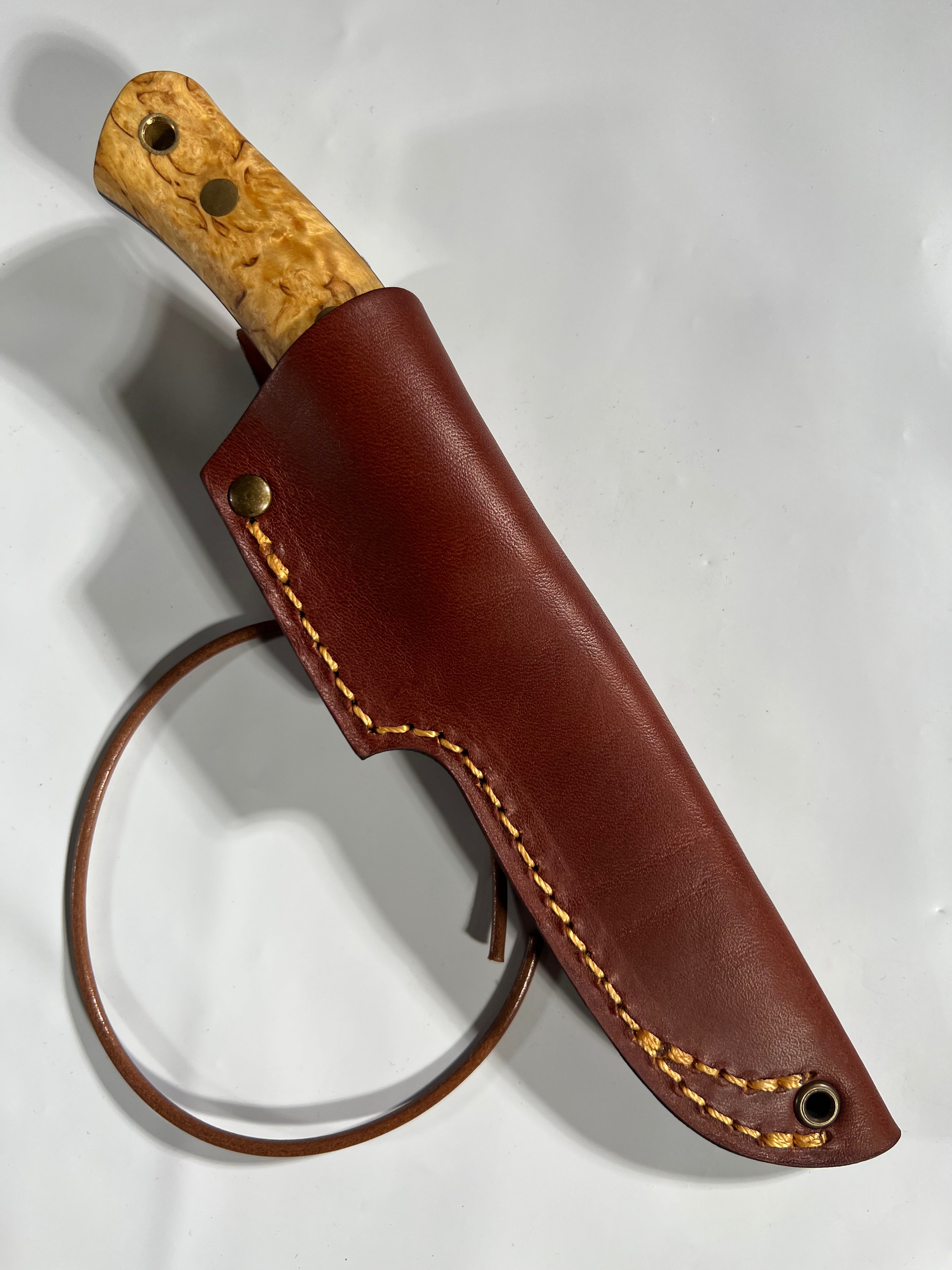 Couteau Casstrom n° 10 SFK avec étui en cuir et cordon en cuir
