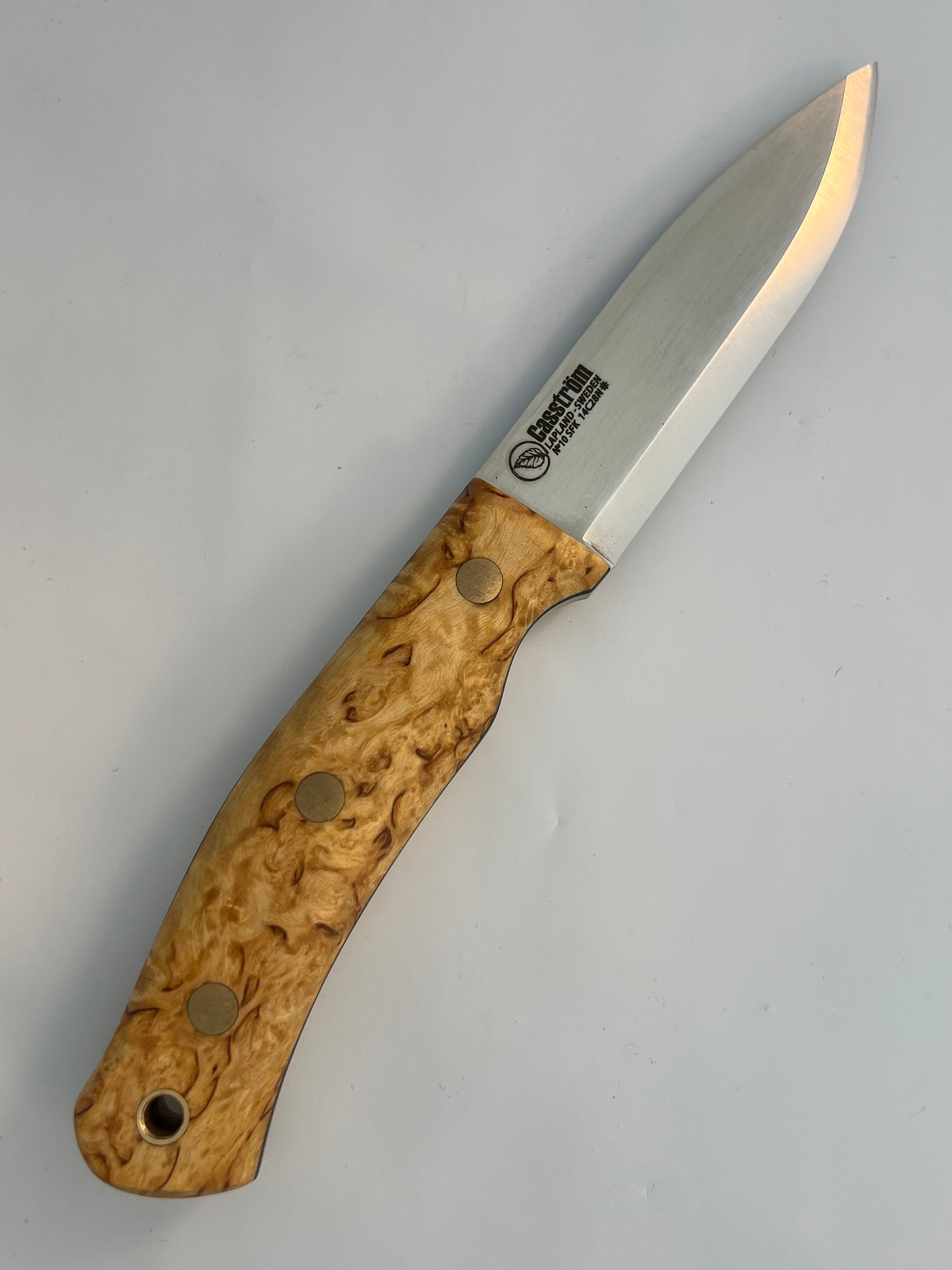 Couteau Casstrom n° 10 SFK avec étui en cuir et cordon en cuir