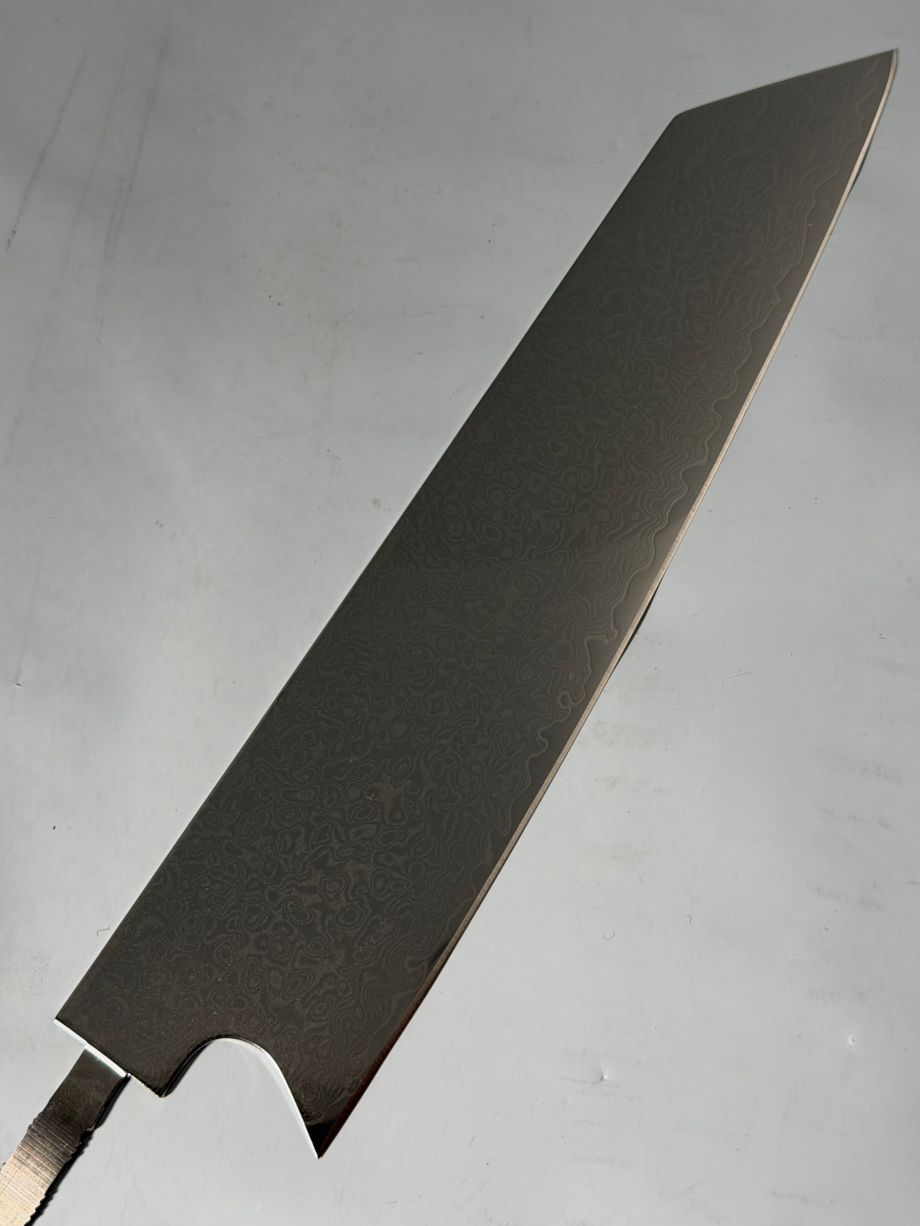 Couteau de cuisine Kiritsuke - Couteau de chef en acier damassé inoxydable