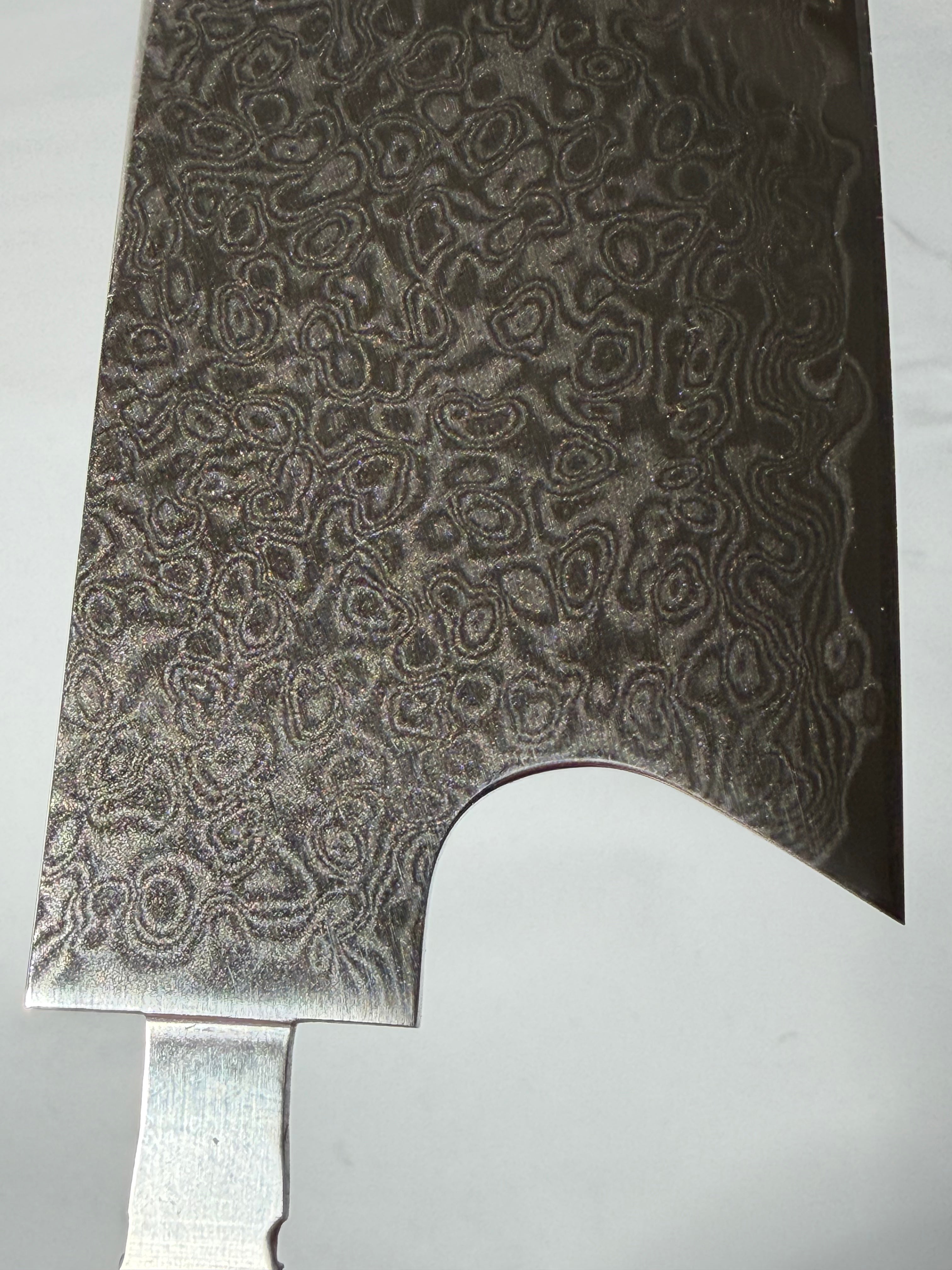 Couteau de cuisine Kiritsuke - Couteau de chef en acier damassé inoxydable