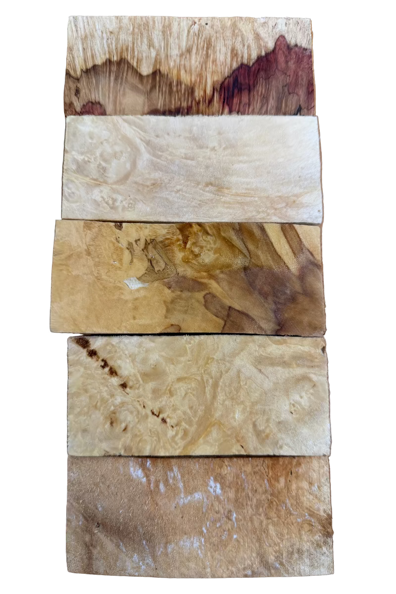 Ébauche de manche en érable négundo, paquet de 5 - BEP5-105