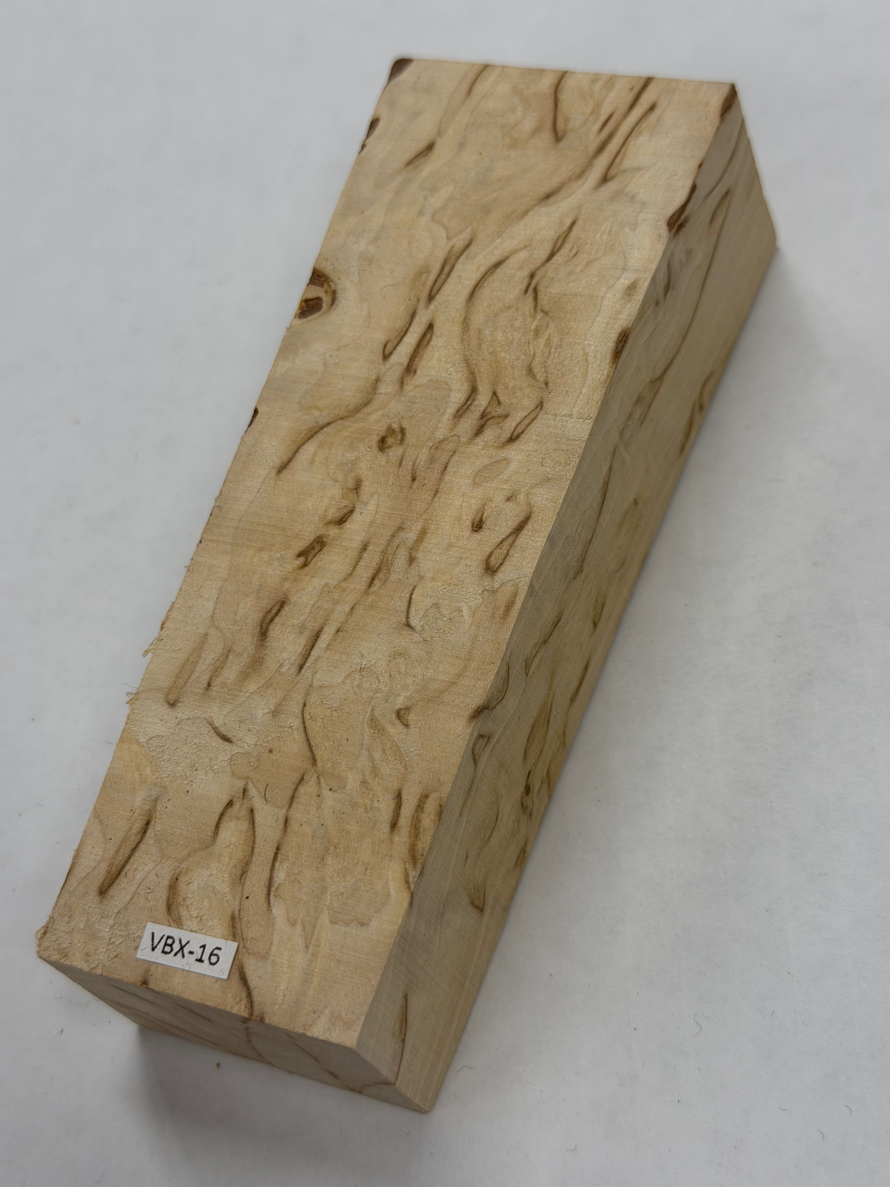 Bouleau verruqueux madré VBX-16 ; 29x42x133 mm
