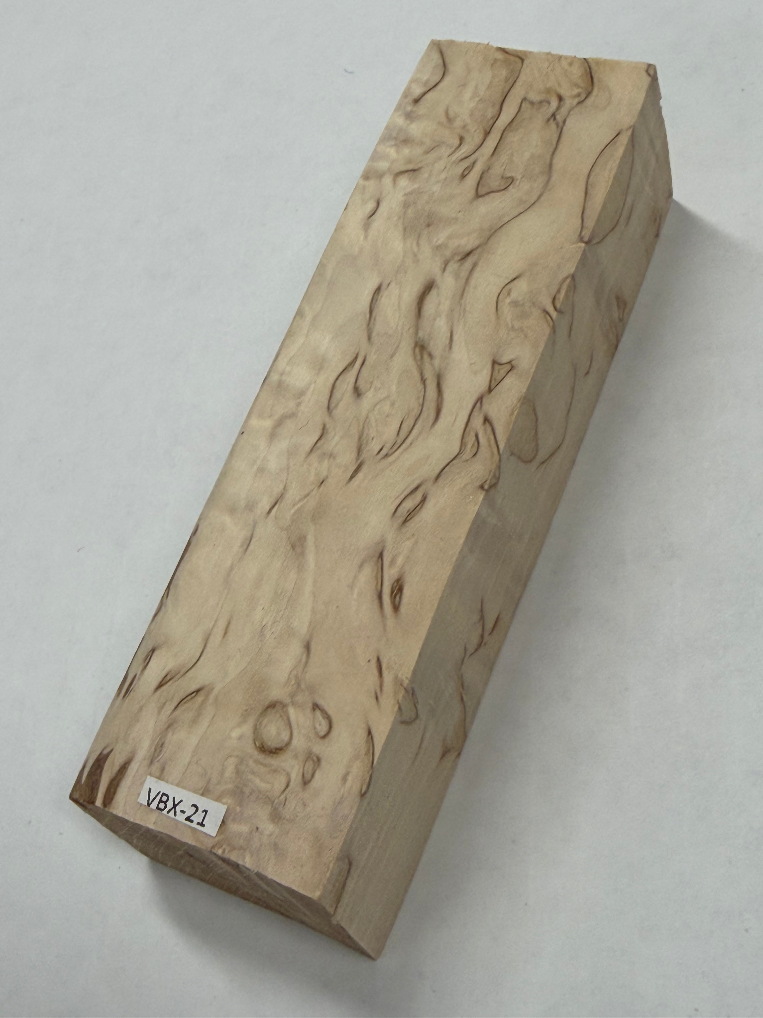 Bouleau madré VBX-21 ; 26x37x120mm