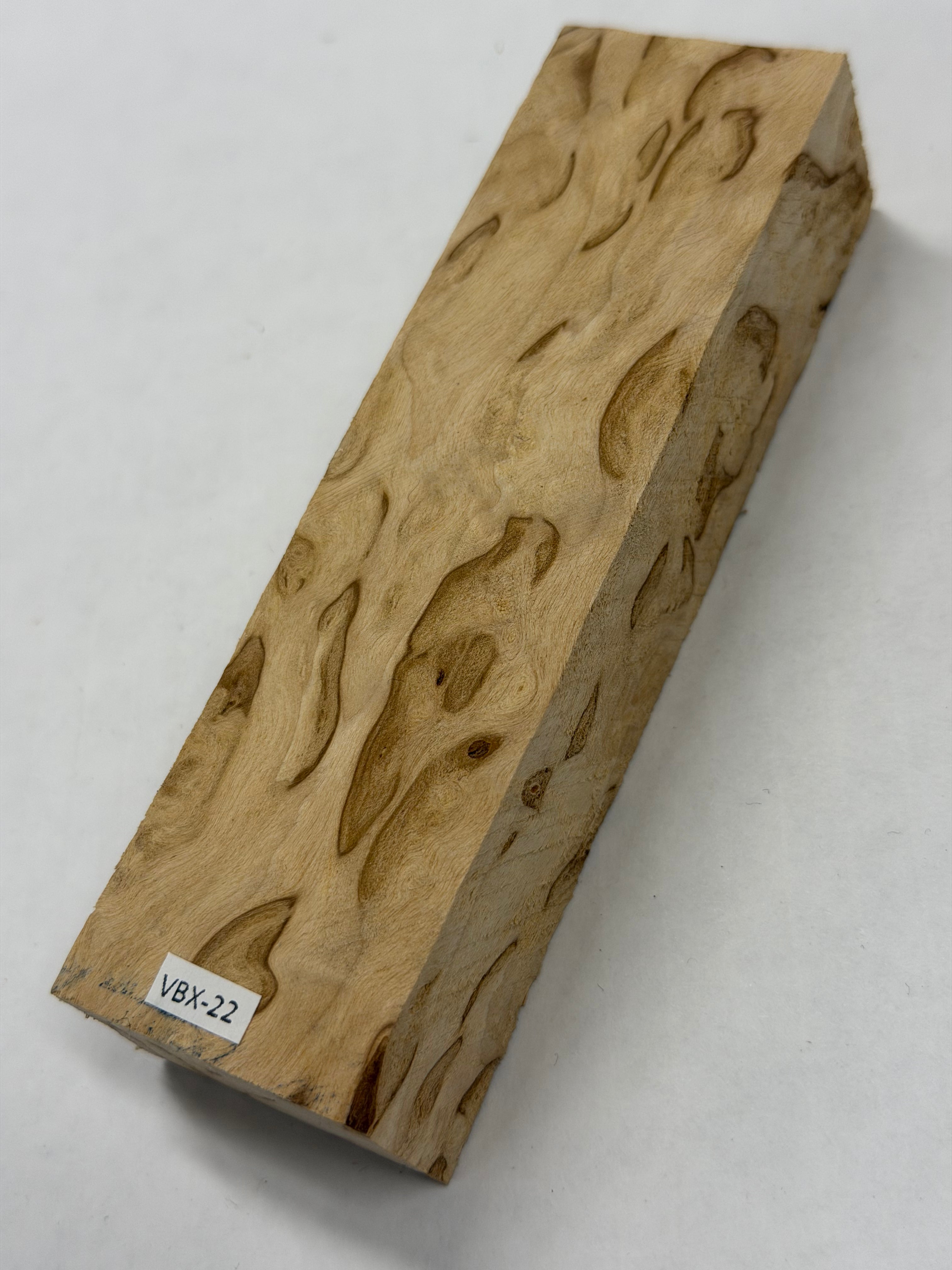 Bouleau madré VBX-22 ; 25x36x126mm