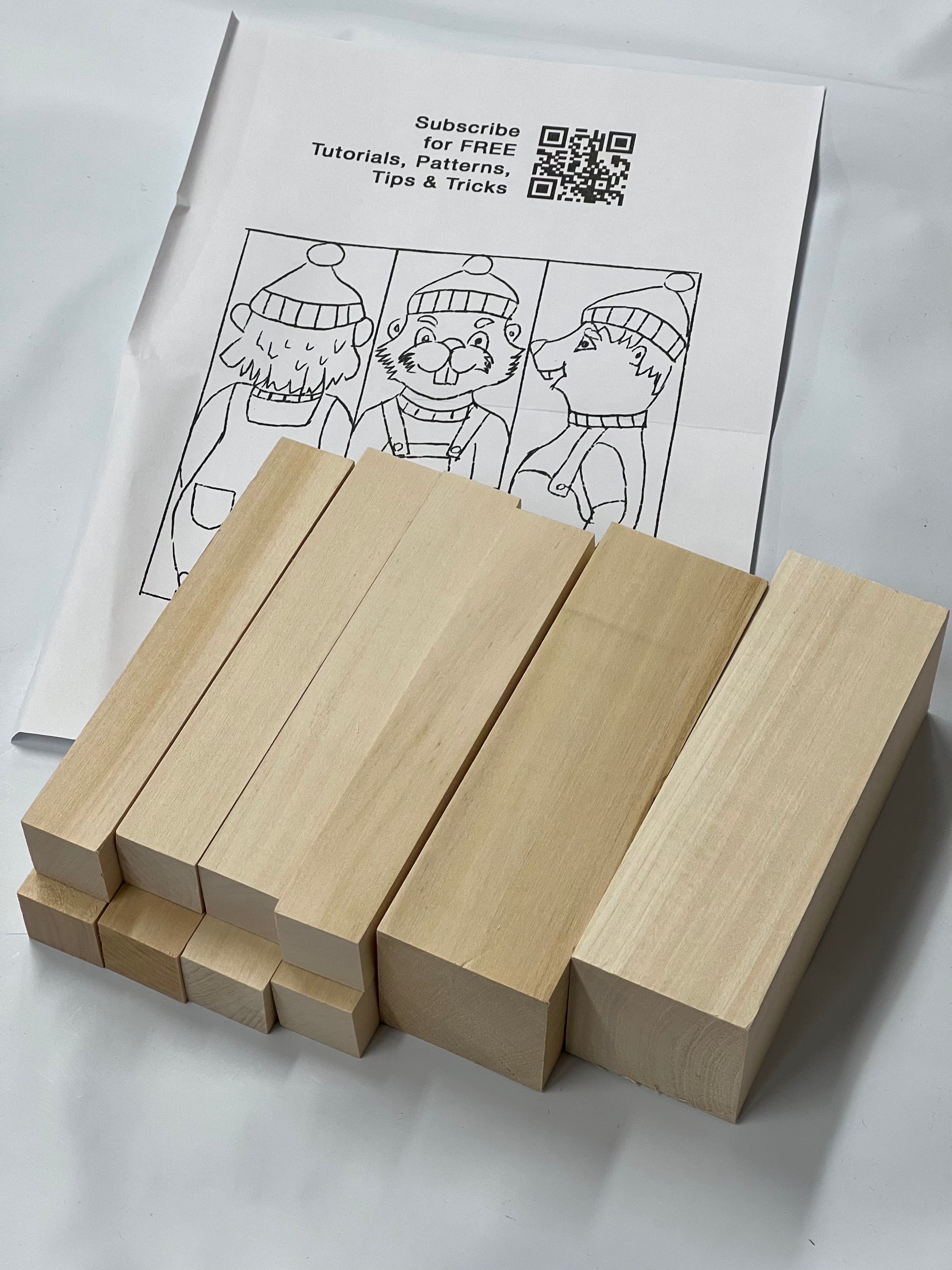 Kit de démarrage sculpture sur bois standard