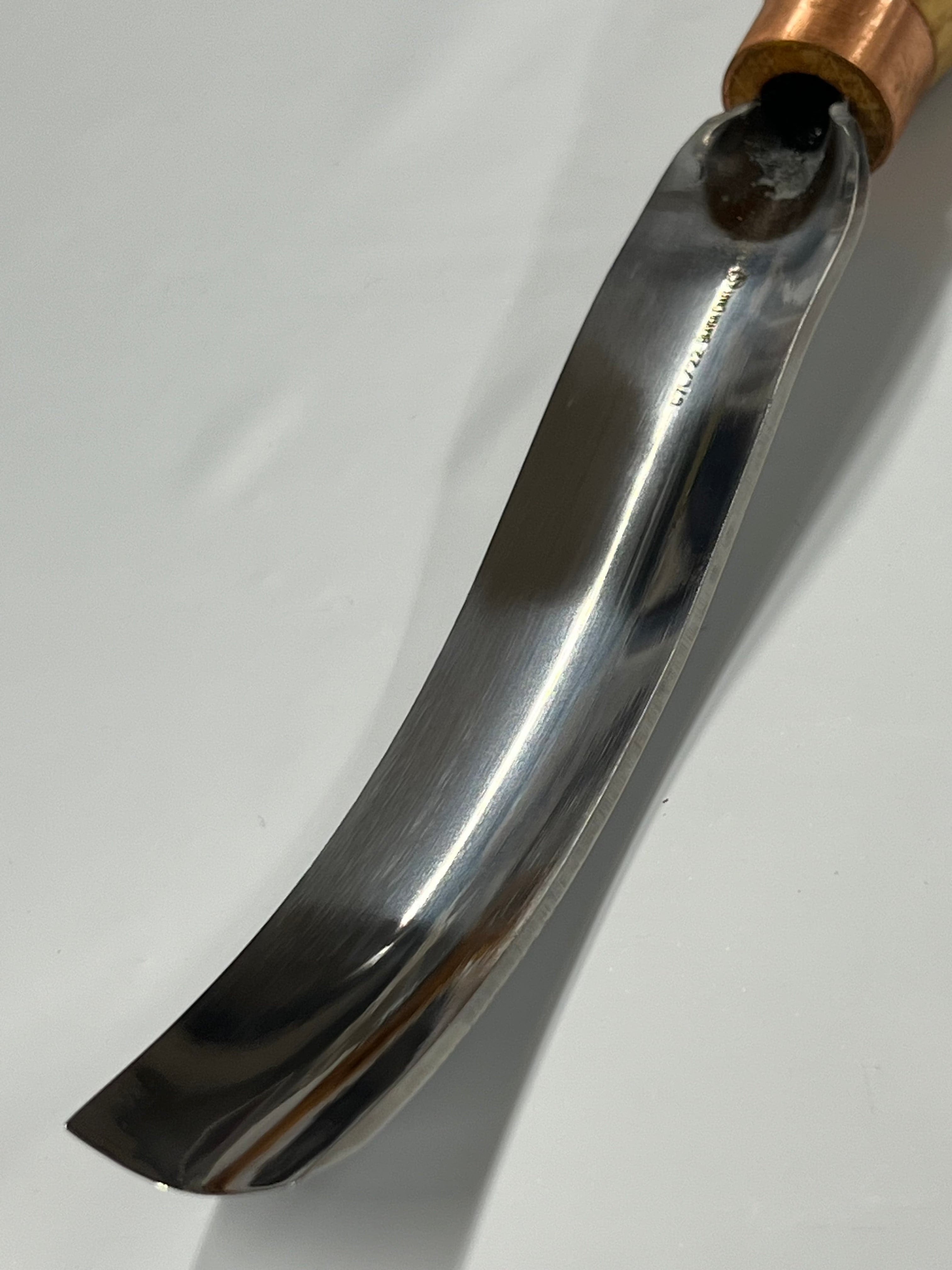 Gouge de sculpture sur bois 130x22mm courbée