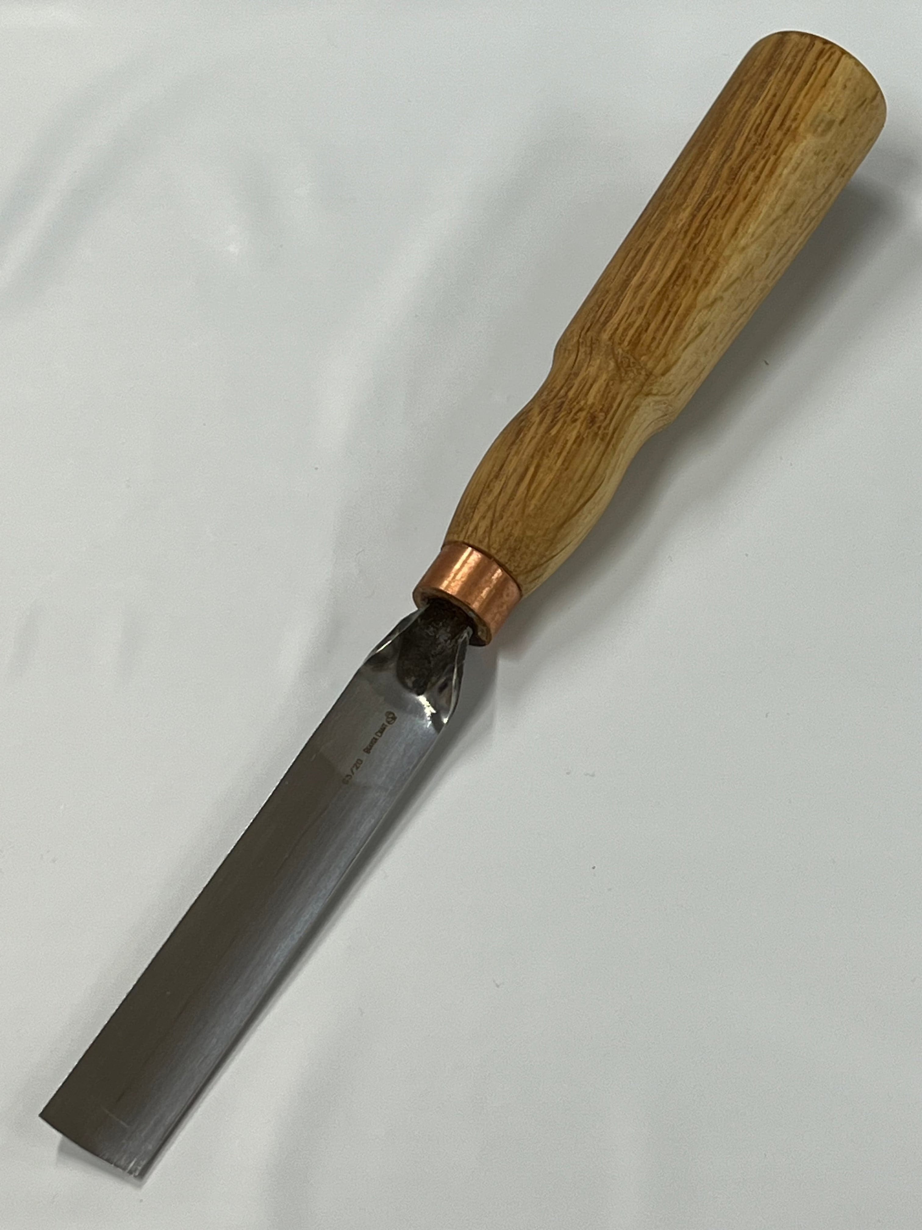 Gouge de sculpture sur bois 130x20mm, gouge droite