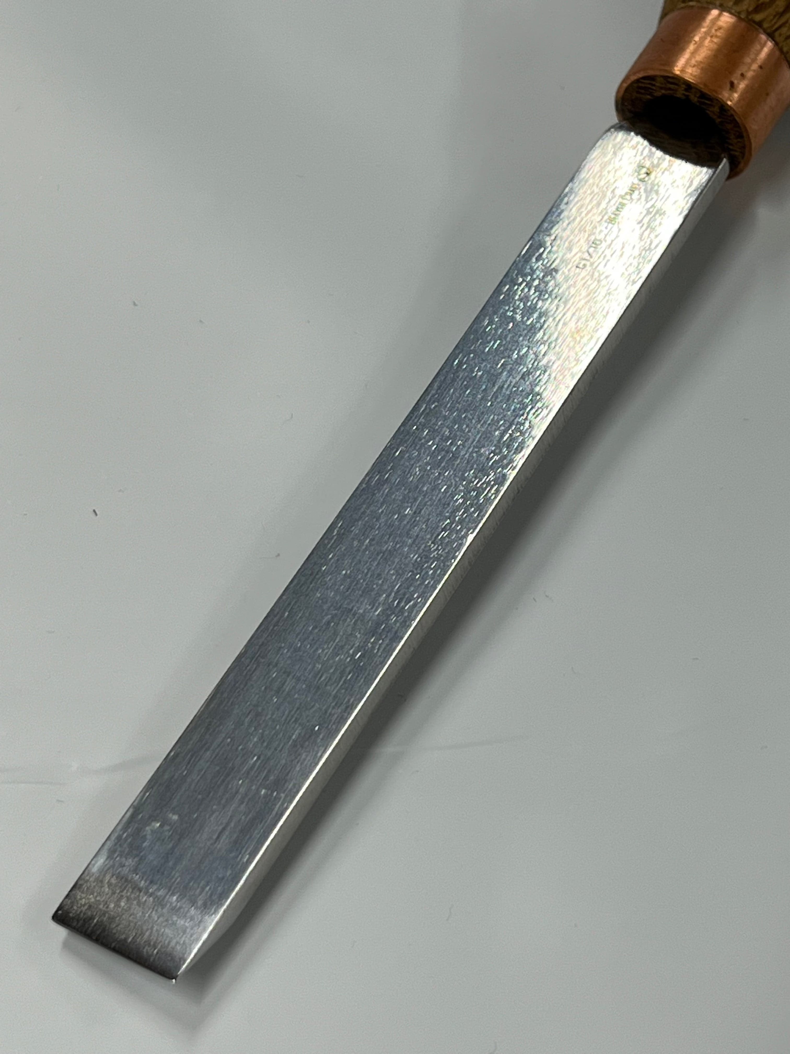 Gouge à bois 130x16mm ciseau plat droit