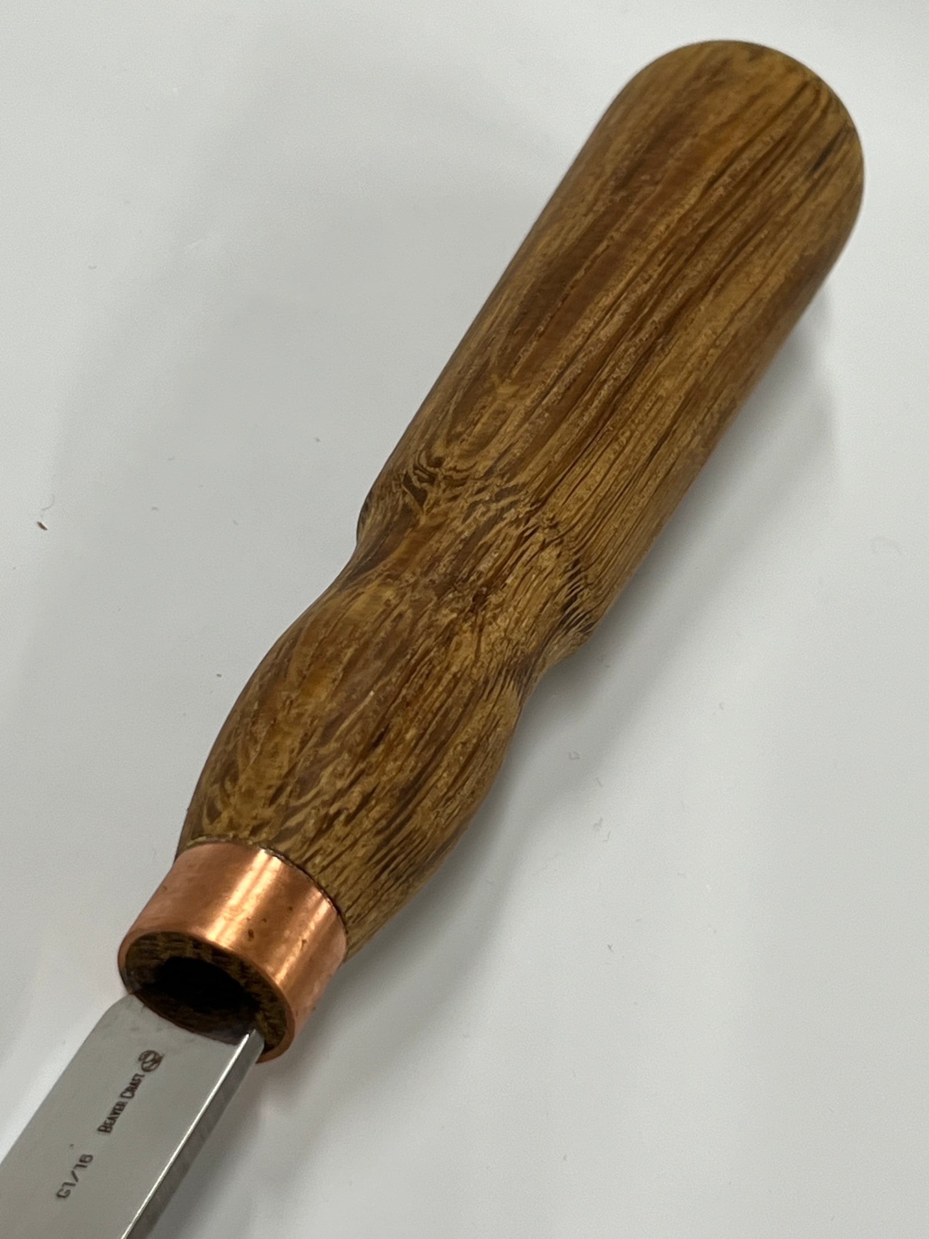 Gouge à bois 130x16mm ciseau plat droit