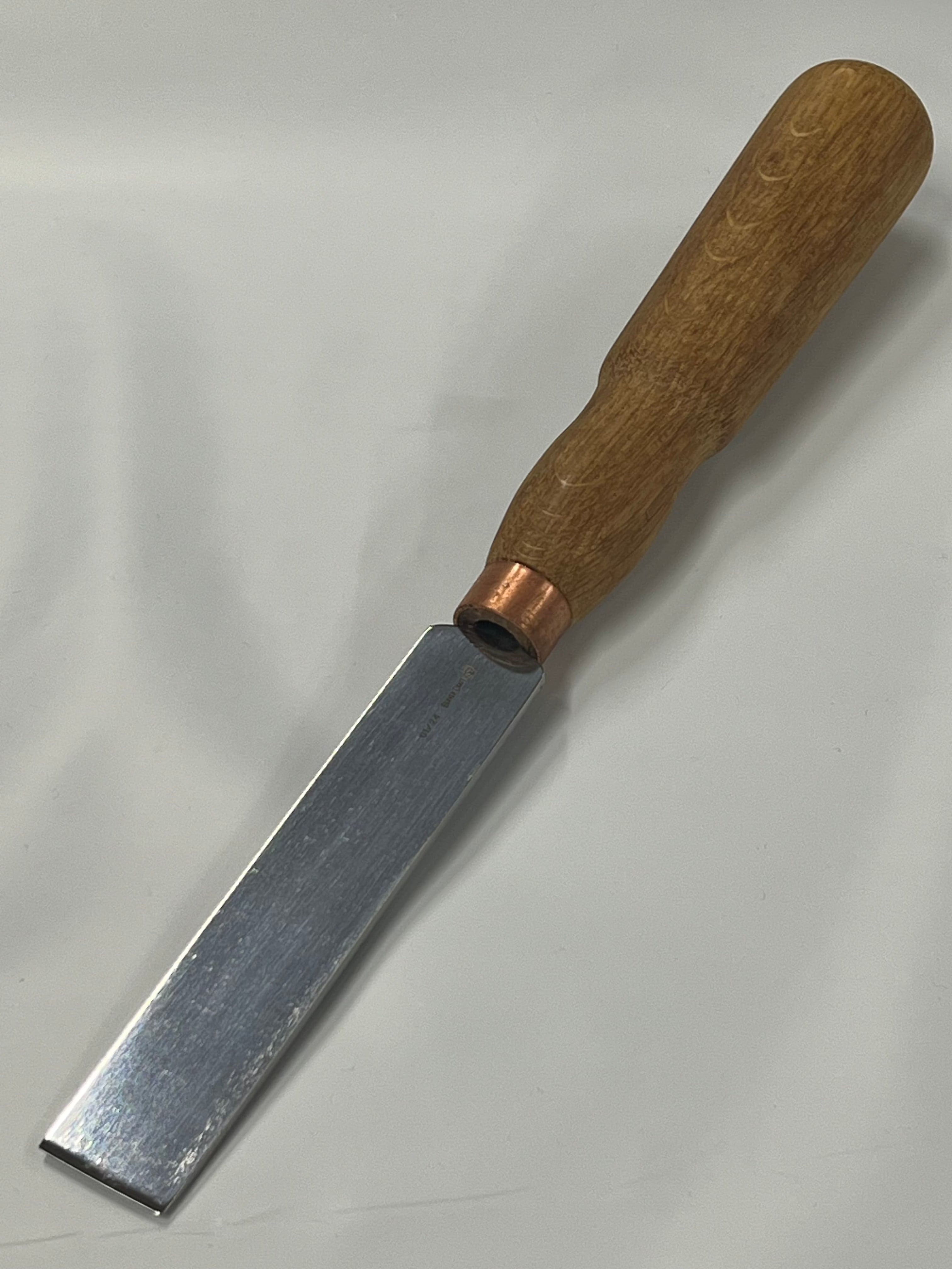 Gouge à bois 130x24 mm, ciseau plat droit