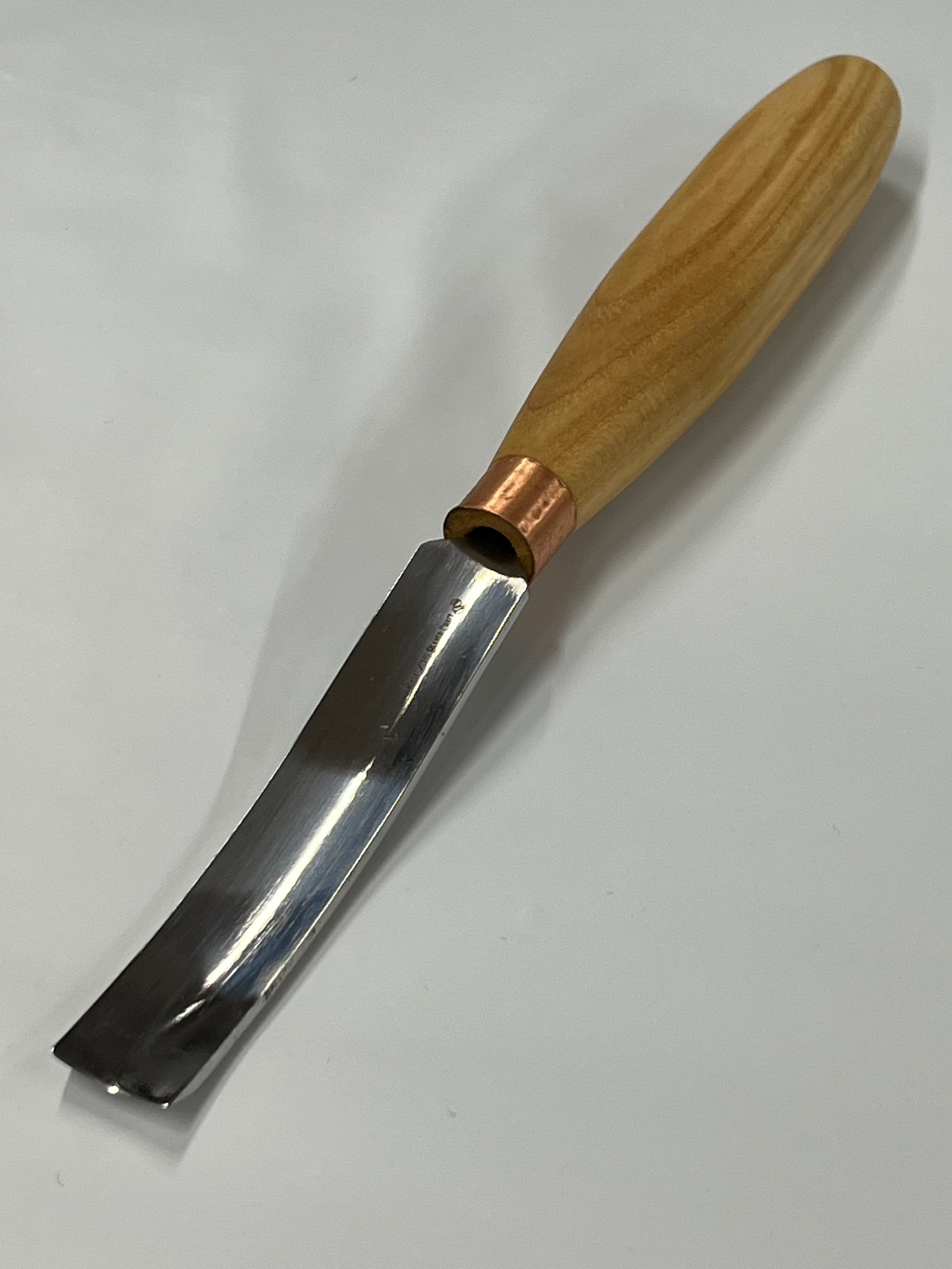 Gouge de sculpture sur bois 80x15mm courbée K6L/15