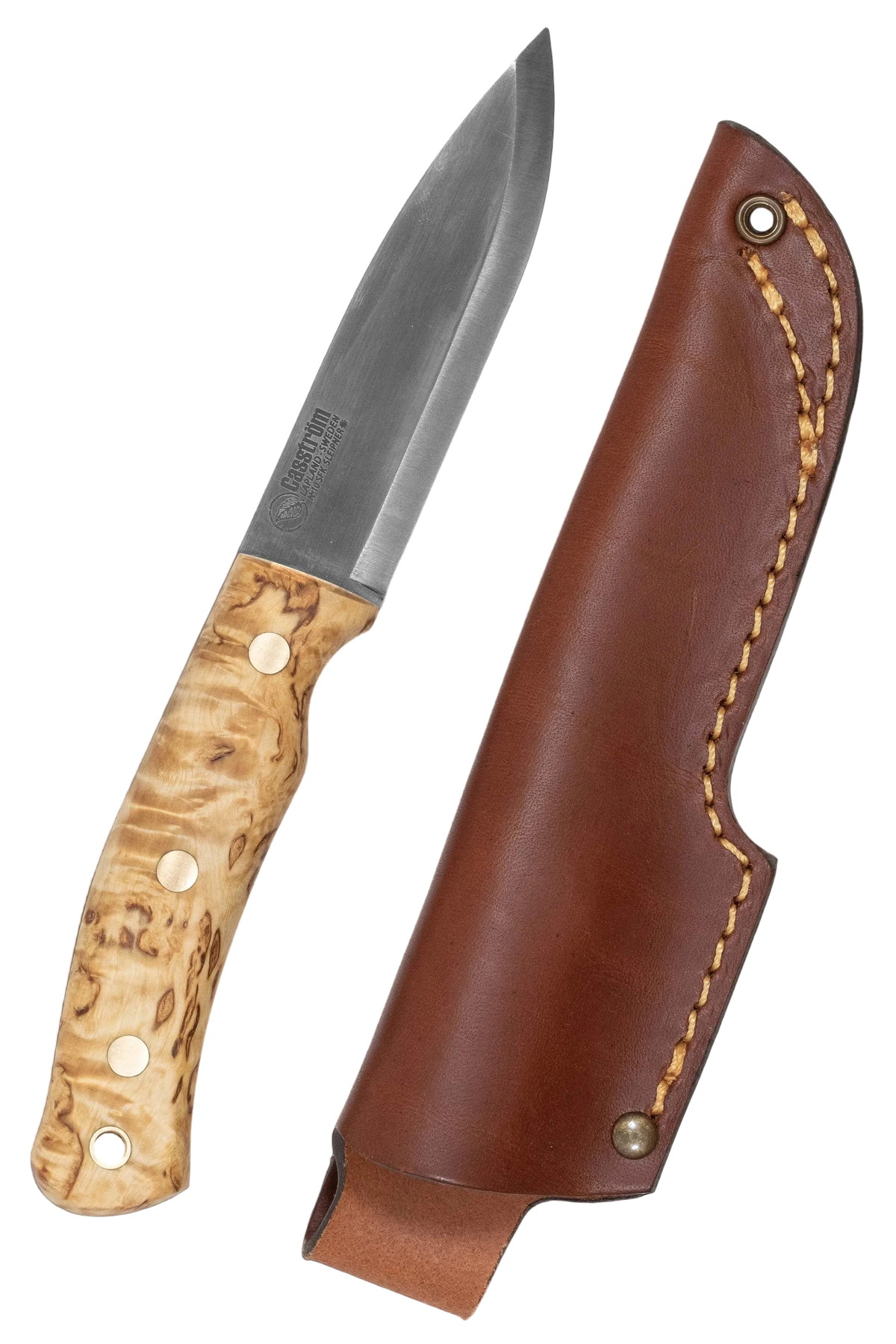 Couteau Casstrom n° 10 SFK avec étui en cuir et cordon en cuir