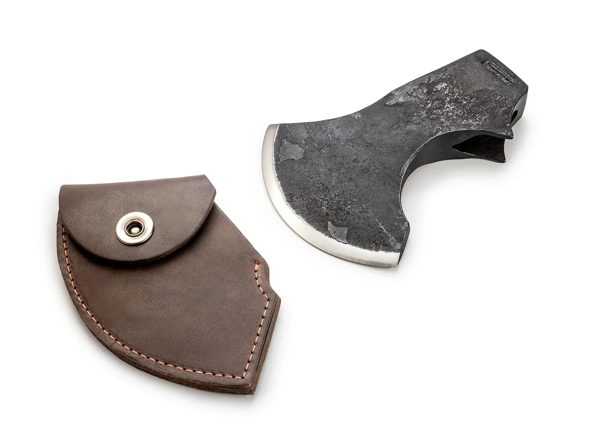 Tête de hache avec protège-lame BAX3 Hache à fendre Bushcraft