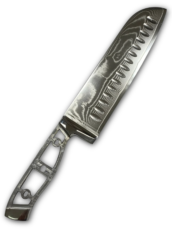 Santoku - Couteau de chef damas VG10 FT1-M
