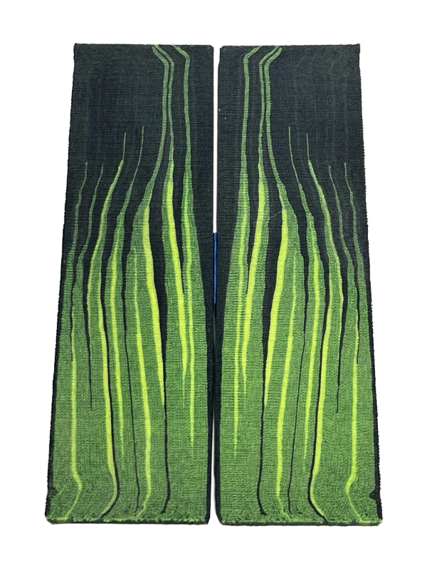 Micarta Matrix Flamme (lot de 2 plaques)