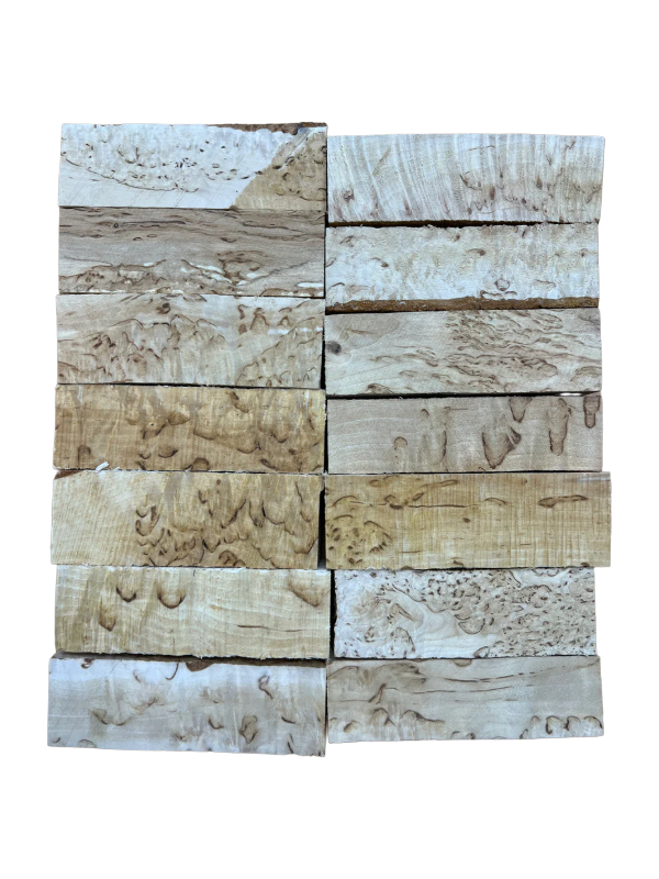 Standard Naturel Bouleau verruqueux Bouleau madré MBS env. 30x40x125