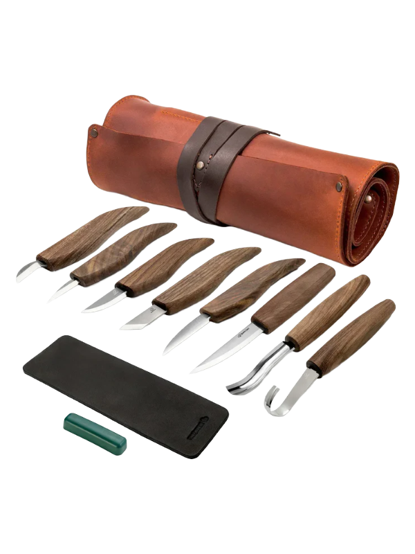Kit de sculpture sur bois en cuir S18X