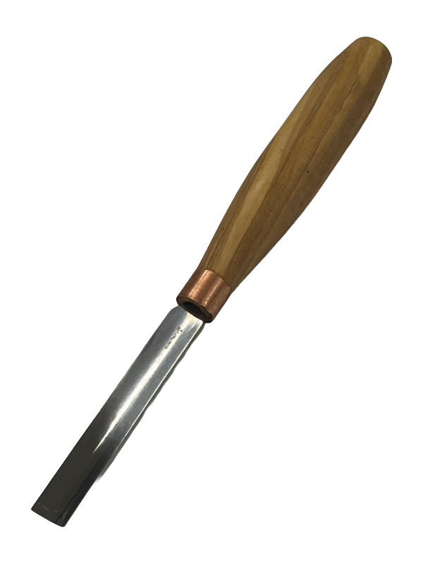 Gouge de sculpture sur bois 80x12 mm, ciseau droit arrondi K5/12