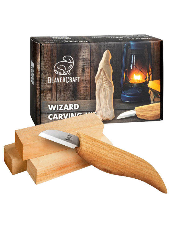 Kit de sculpture sur bois DIY03 Magicien